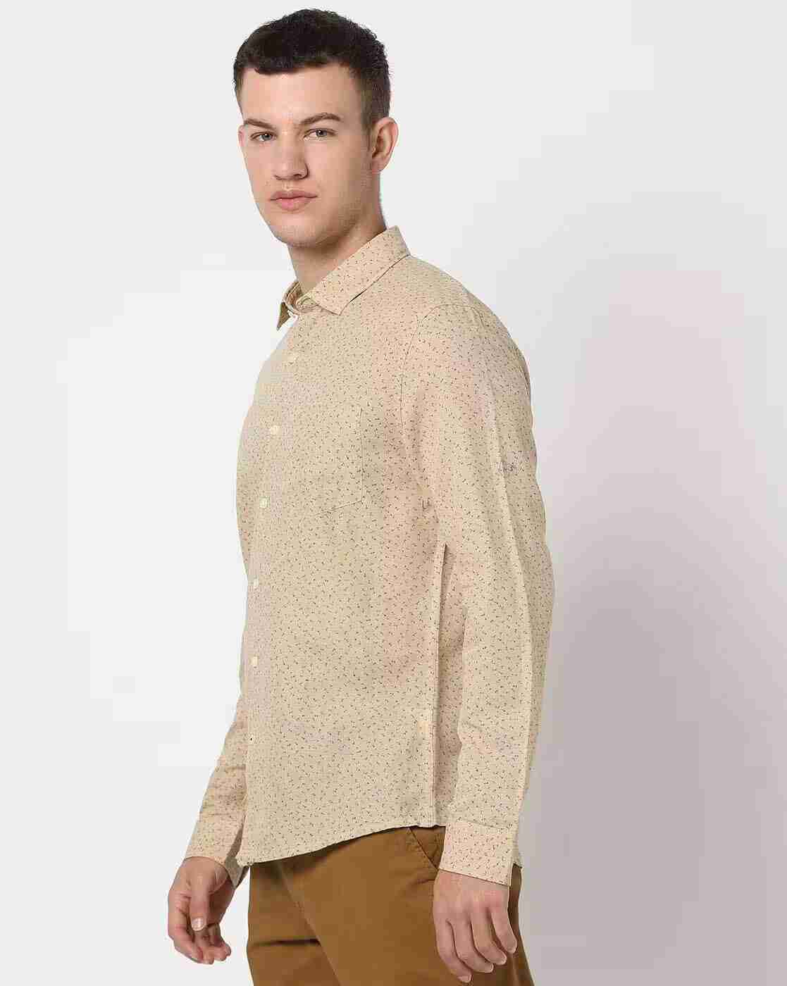 NETPLAY | Men Slim Fit Shirt with Patch Pocket|1