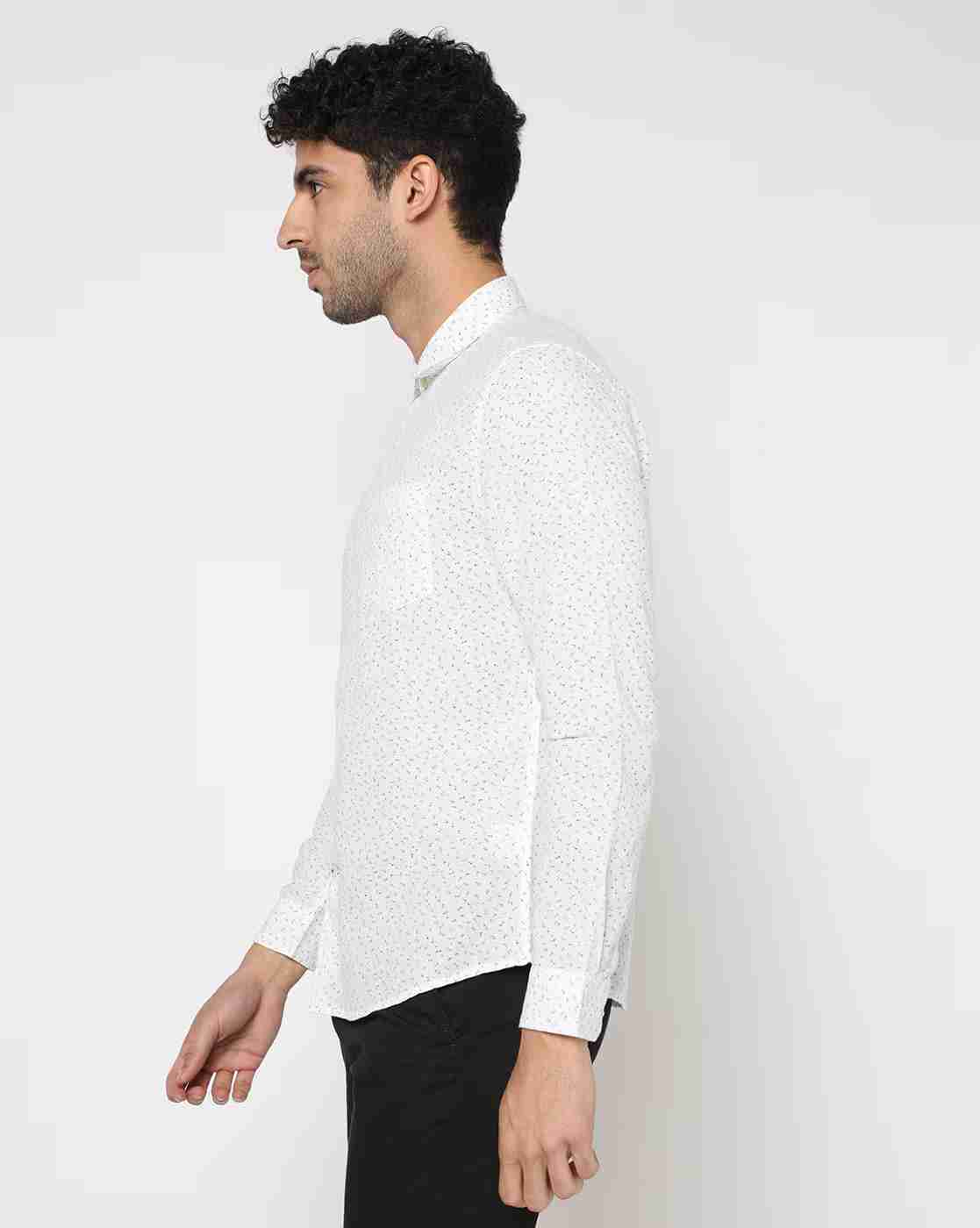NETPLAY | Men Slim Fit Shirt with Patch Pocket|1