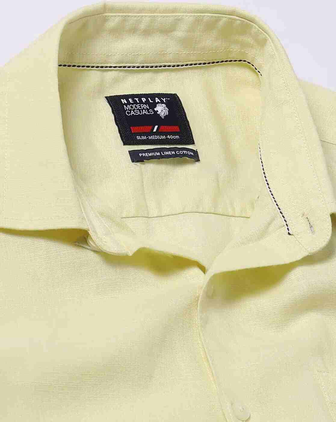 NETPLAY | Men Slim Fit Shirt with French Placket|4