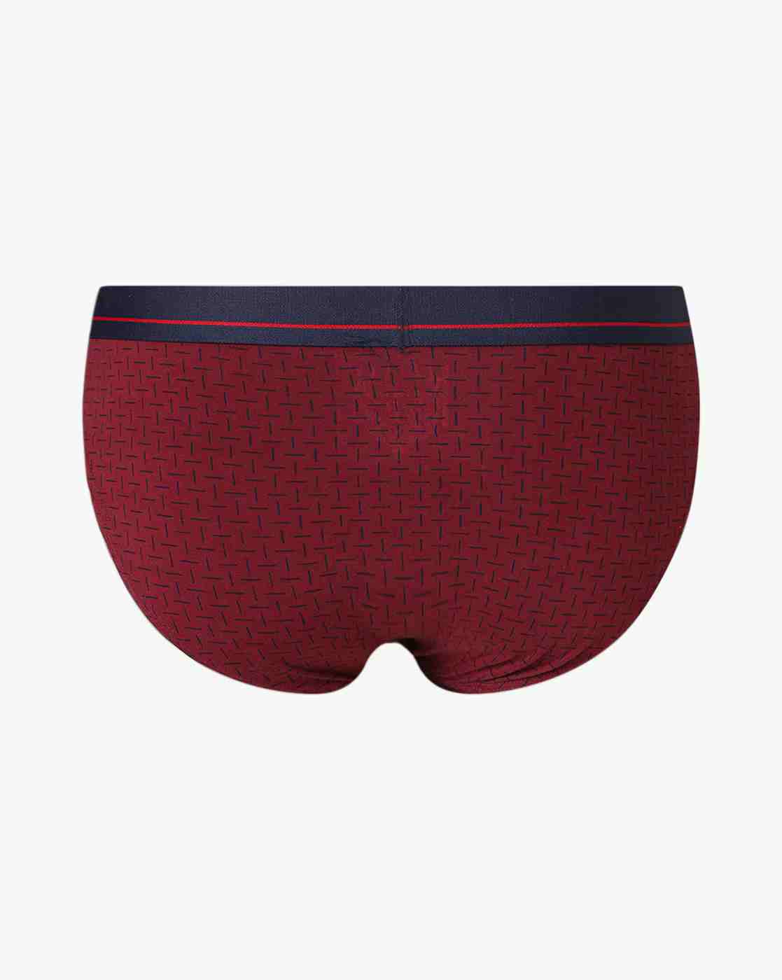 NETPLAY | Micro Print Briefs with Logo Elasticated Waist|1