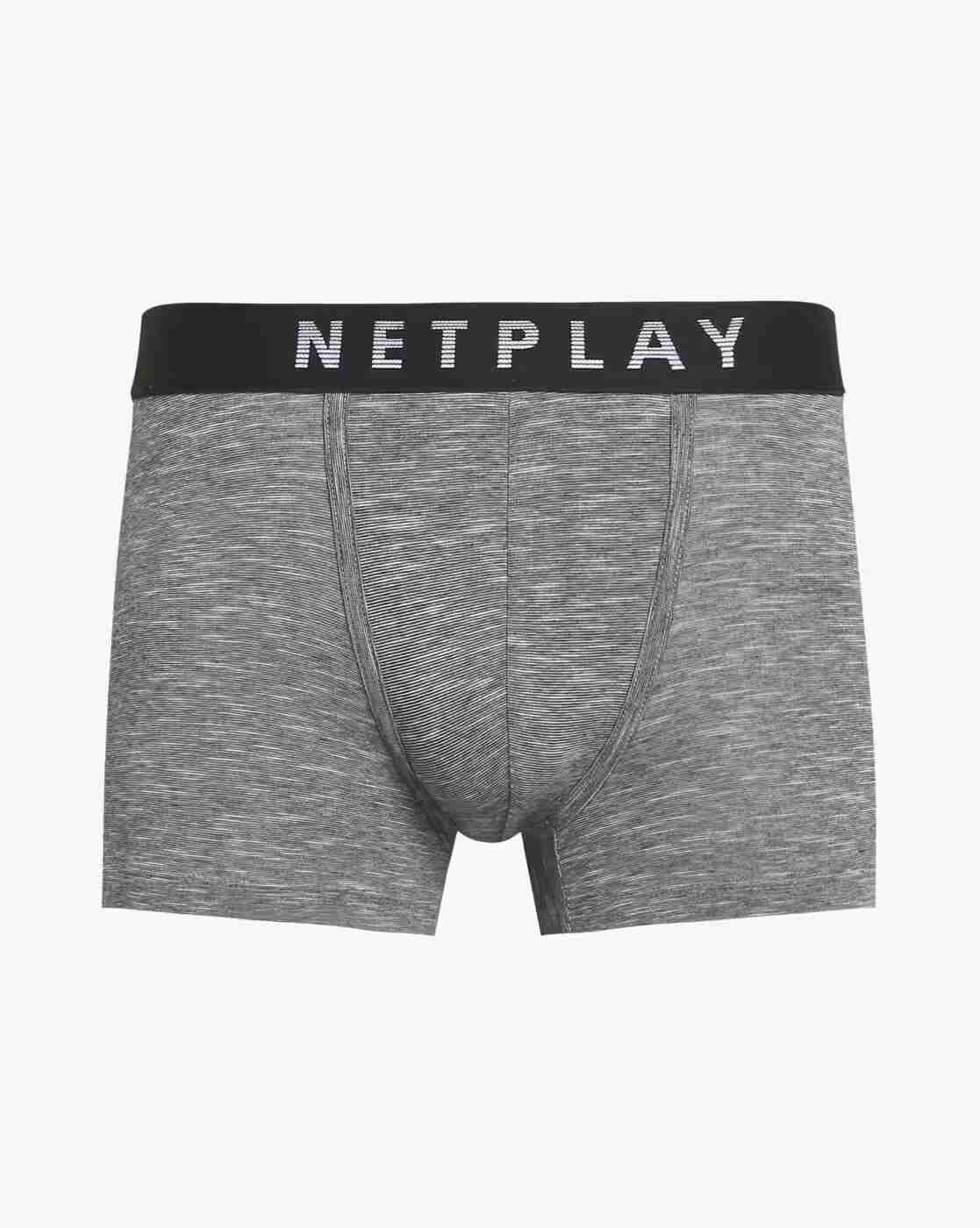 Heathered Trunks with Brand Knit Waist