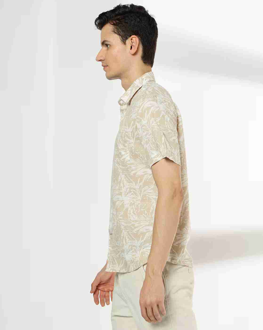 NETPLAY | Men Printed Slim Fit Shirt|1