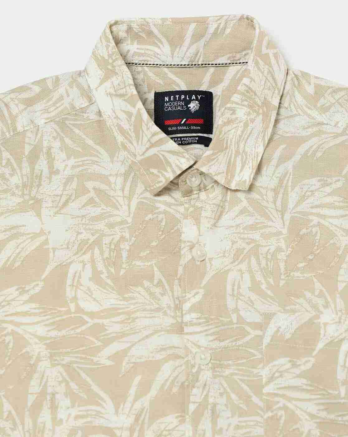 NETPLAY | Men Printed Slim Fit Shirt|5