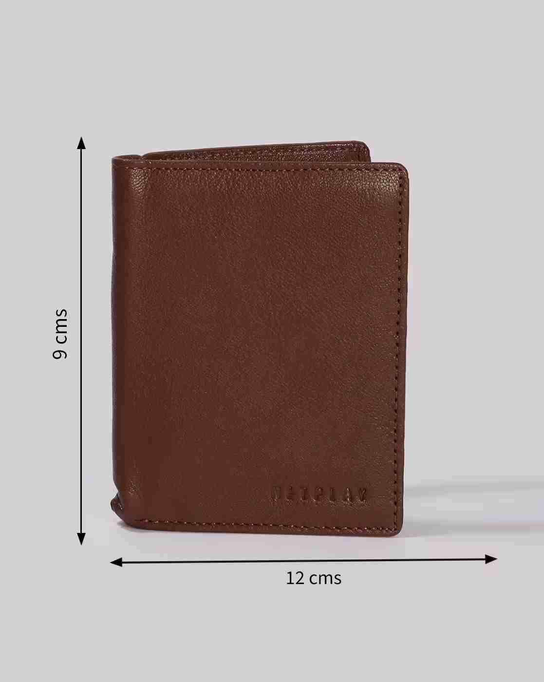 Men Leather Bi-Fold Wallet