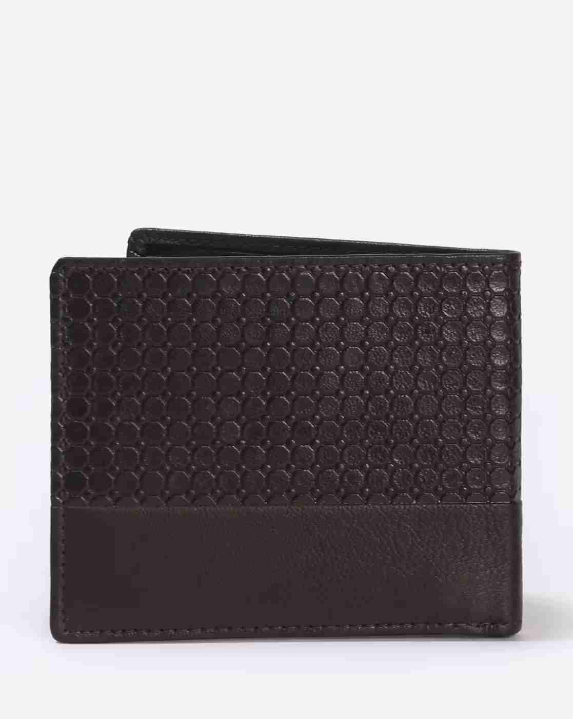 NETPLAY | Men Geometric Pattern Bi-Fold Wallet|1