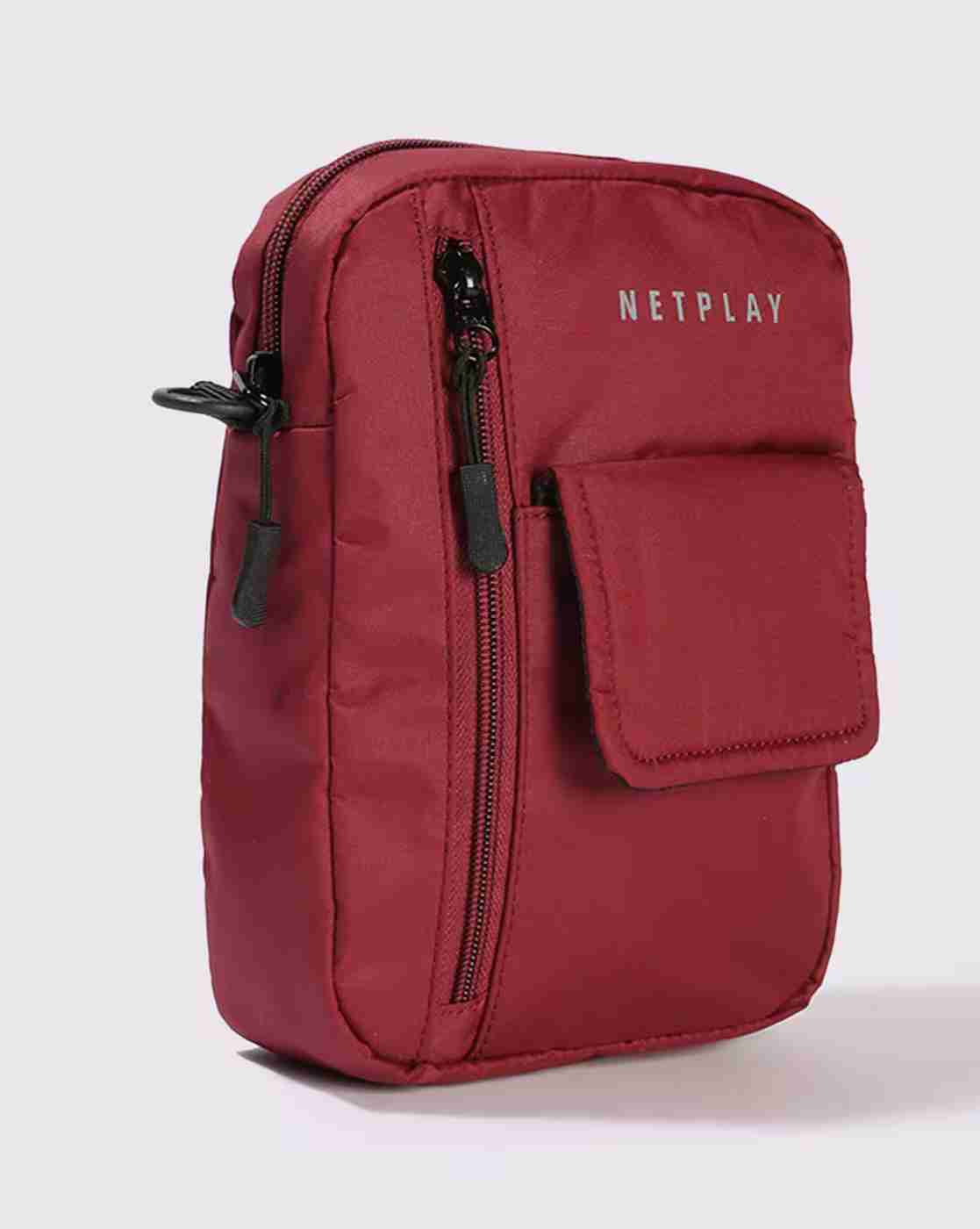 NETPLAY | Men Crossbody Bag with Adjustable Strap|1