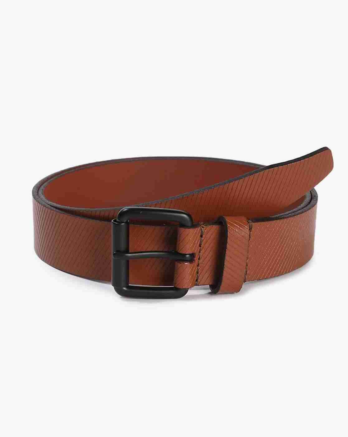 NETPLAY | Men Leather Belt with Buckle Closure|0