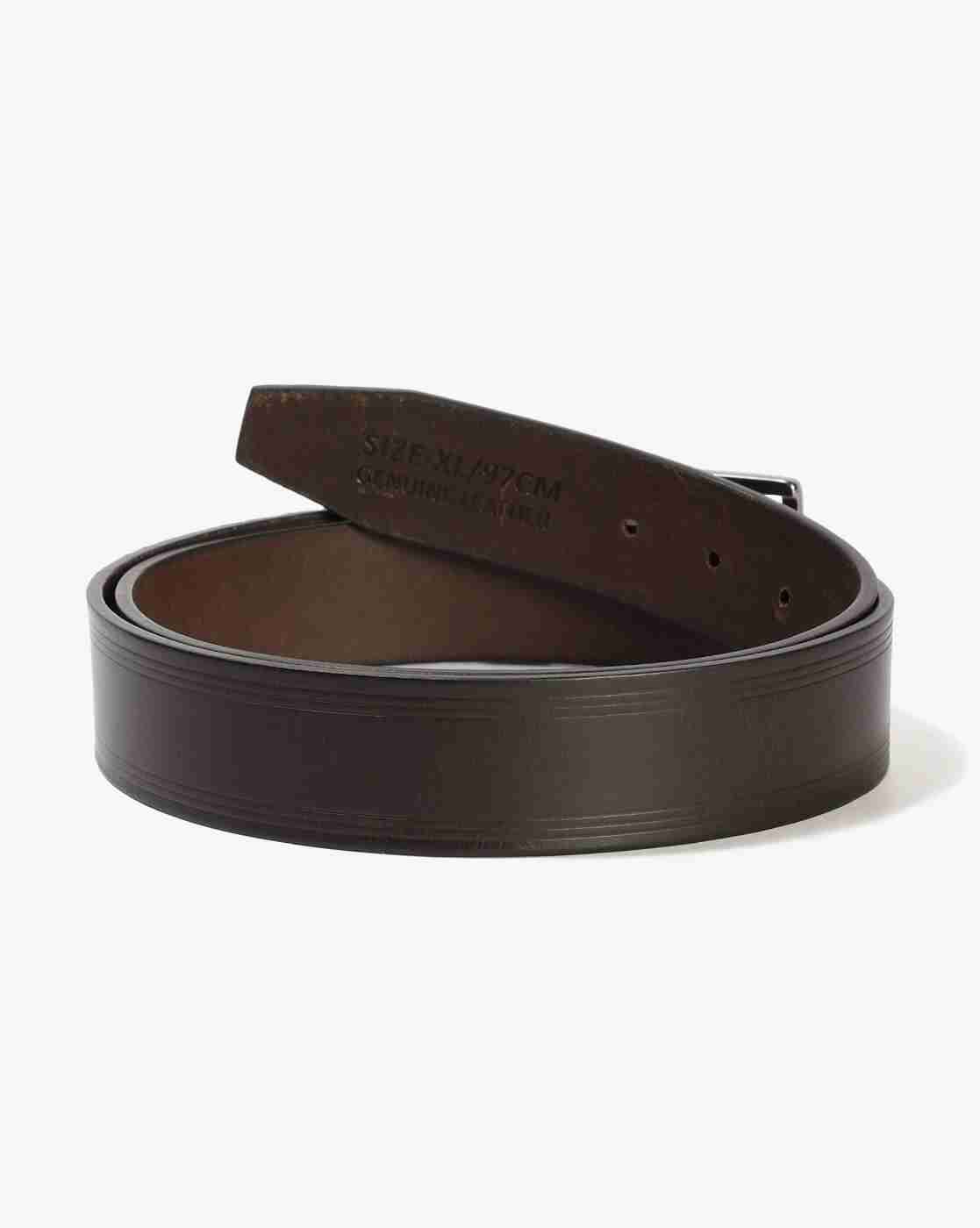NETPLAY | Men Leather Belt with Buckle Closure|1