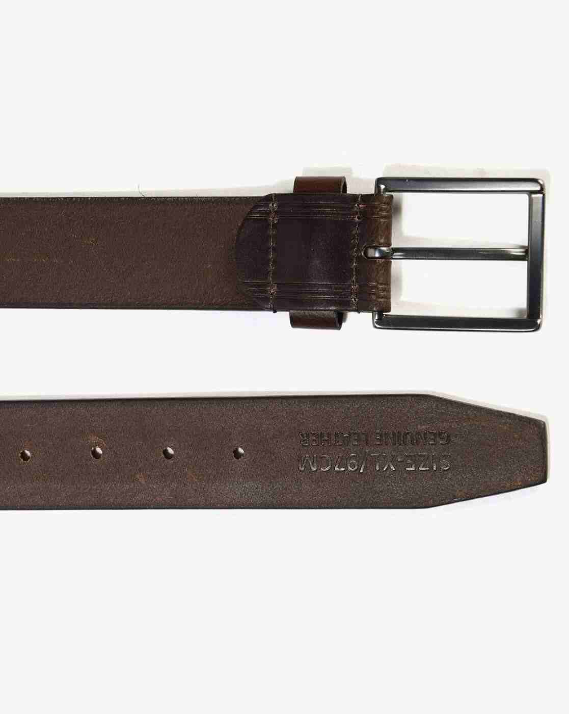 NETPLAY | Men Leather Belt with Buckle Closure|3
