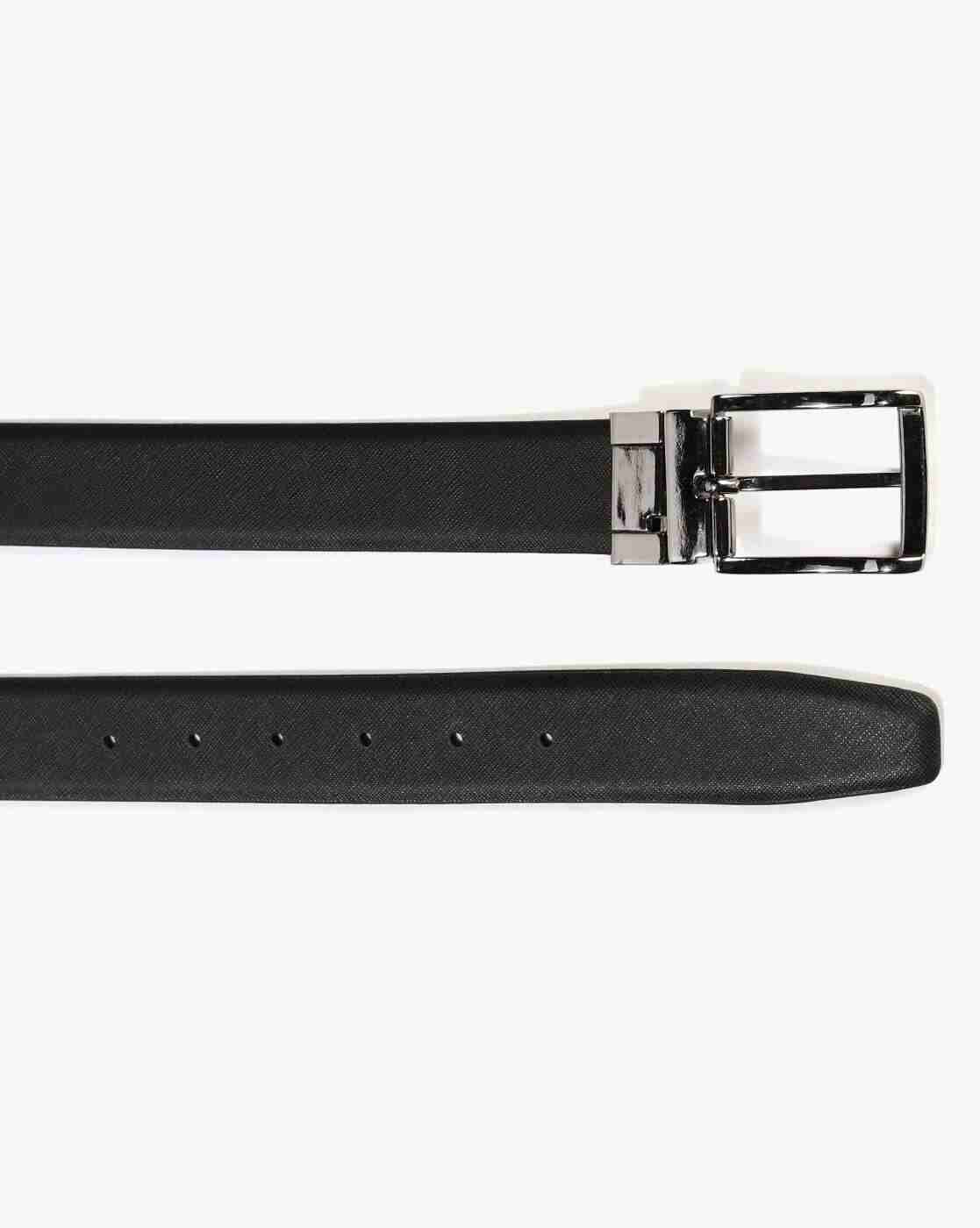 NETPLAY | Men Leather Belt with Buckle Closure|3