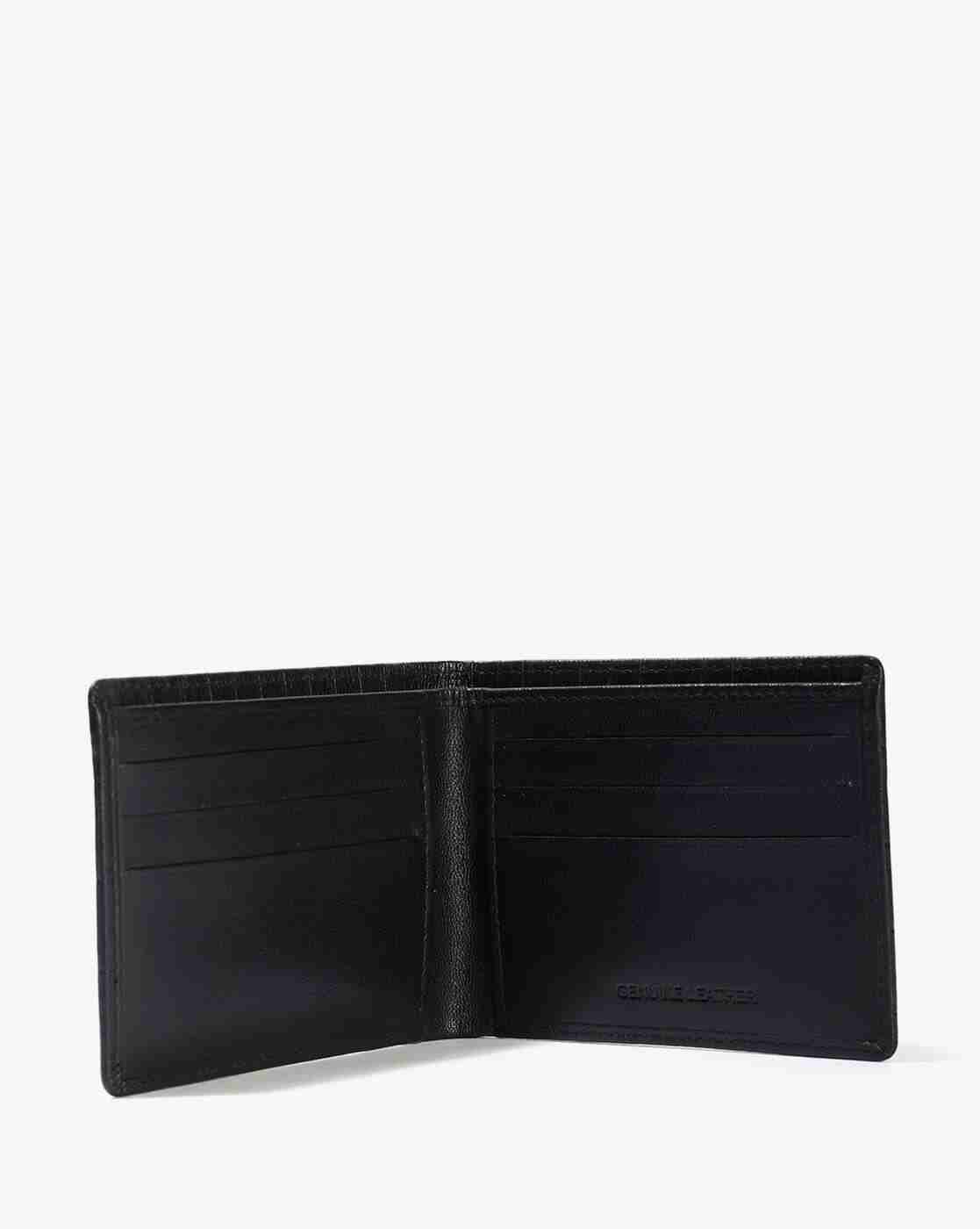 NETPLAY | Men Checked Leather Bi-Fold Wallet|2