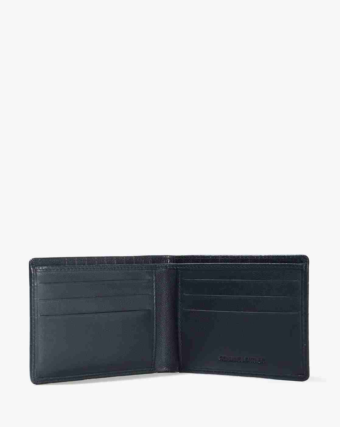 NETPLAY | Men Checked Leather Bi-Fold Wallet|2