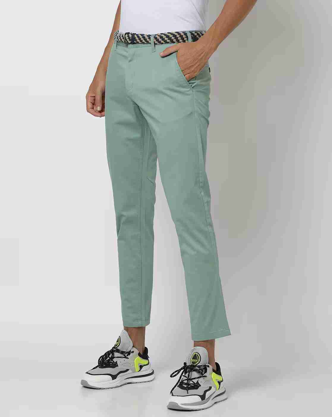 Flat-Front Trousers with Insert Pockets