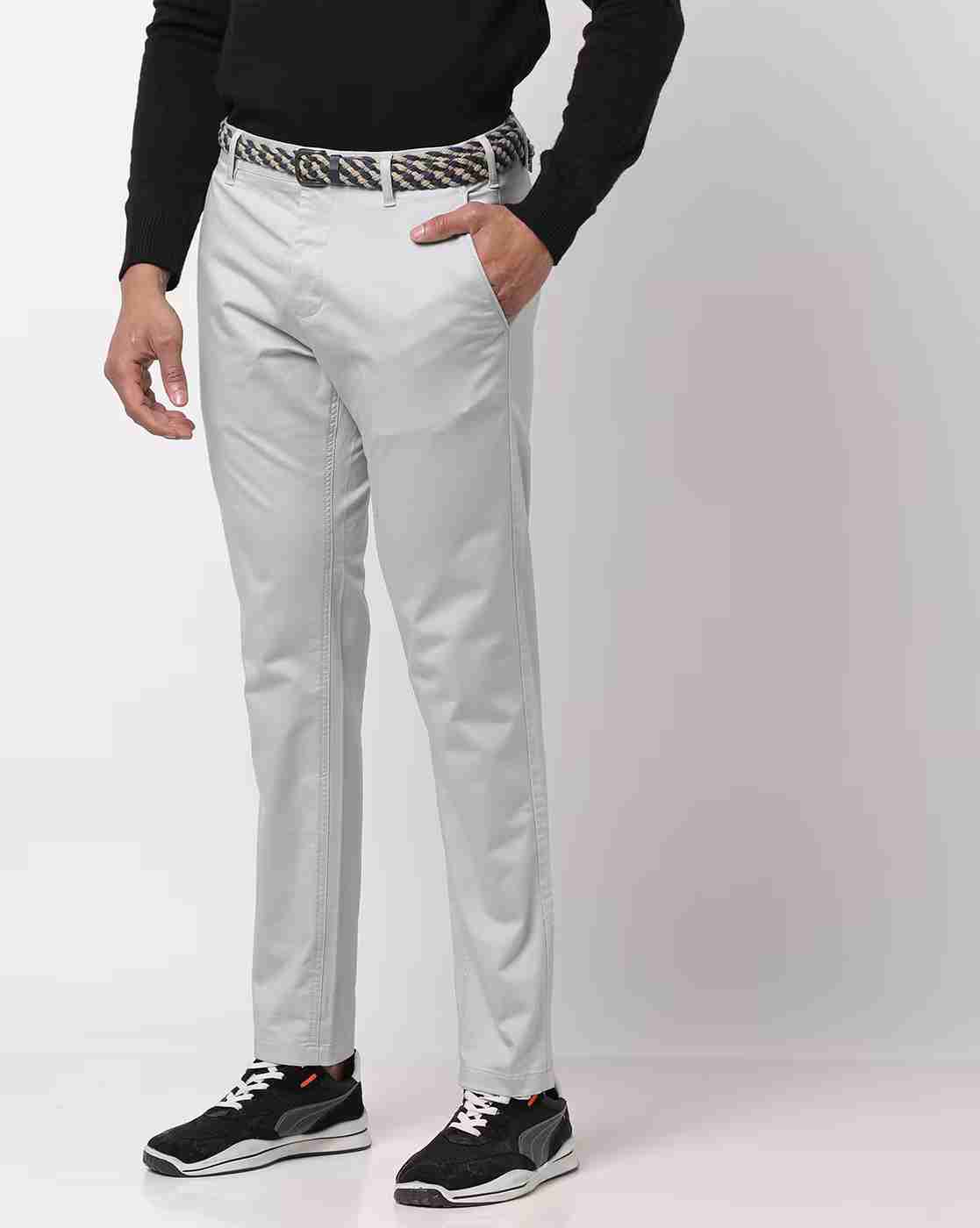 Flat-Front Slim Fit Trousers