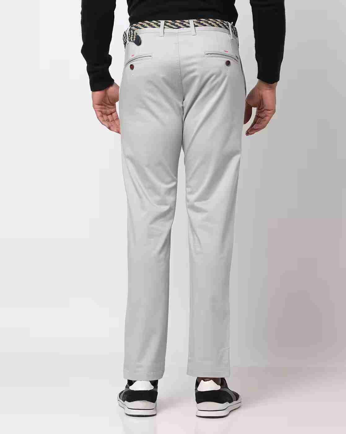 NETPLAY | Flat-Front Slim Fit Trousers|2
