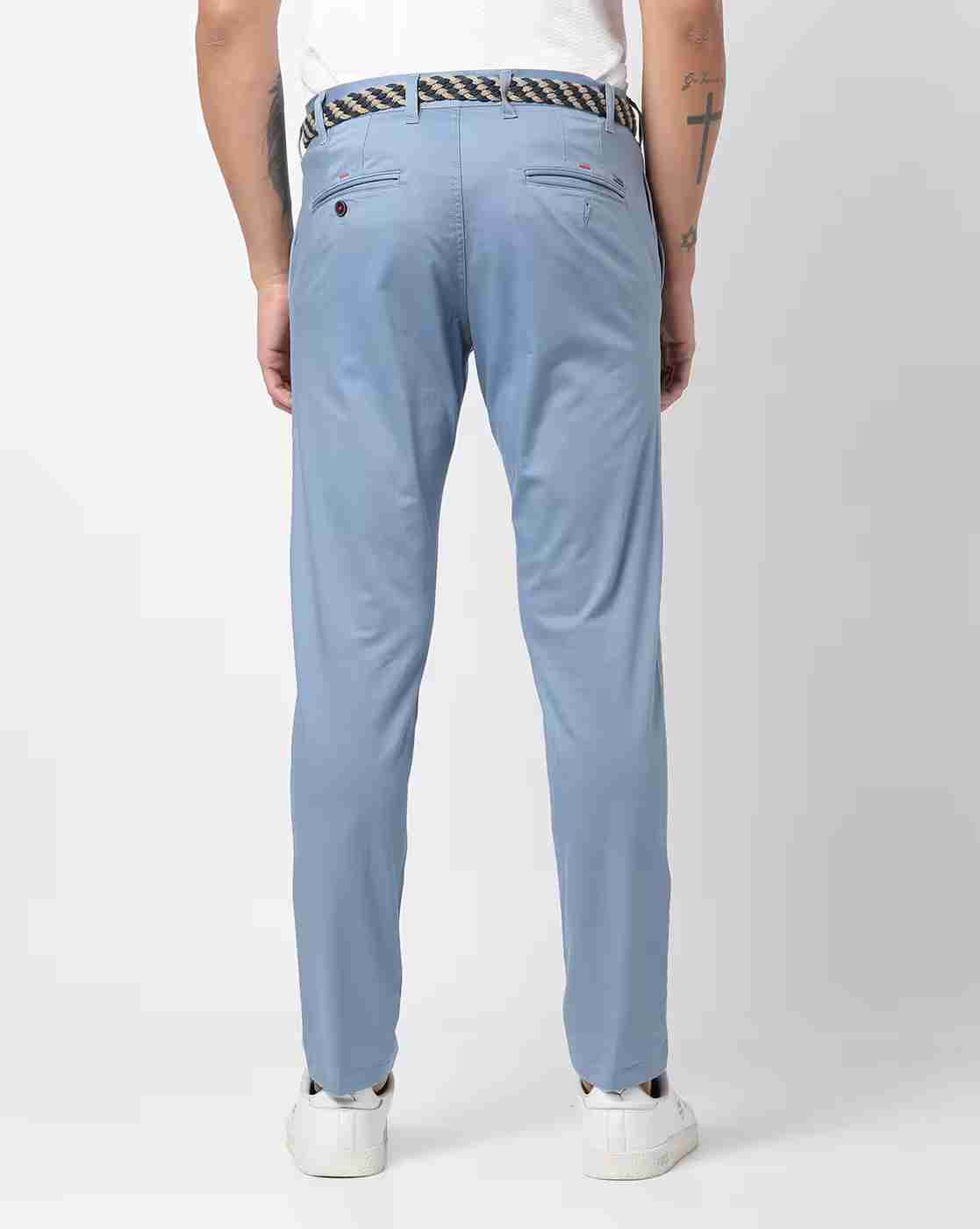 NETPLAY | Flat-Front Slim Fit Trousers|2