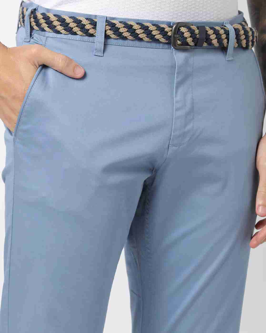 NETPLAY | Flat-Front Slim Fit Trousers|3
