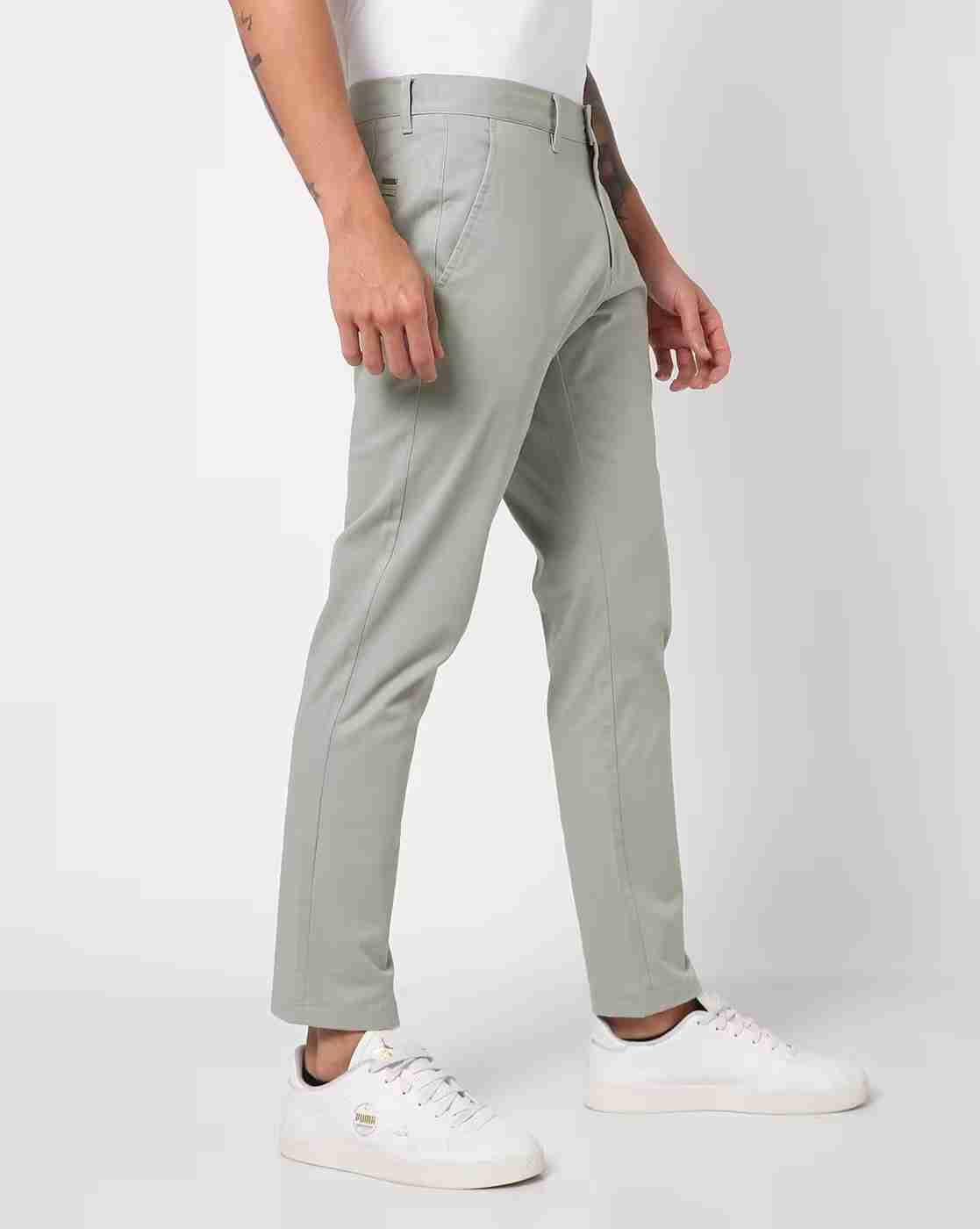 NETPLAY | Straight Fit Flat-Front Trousers|1