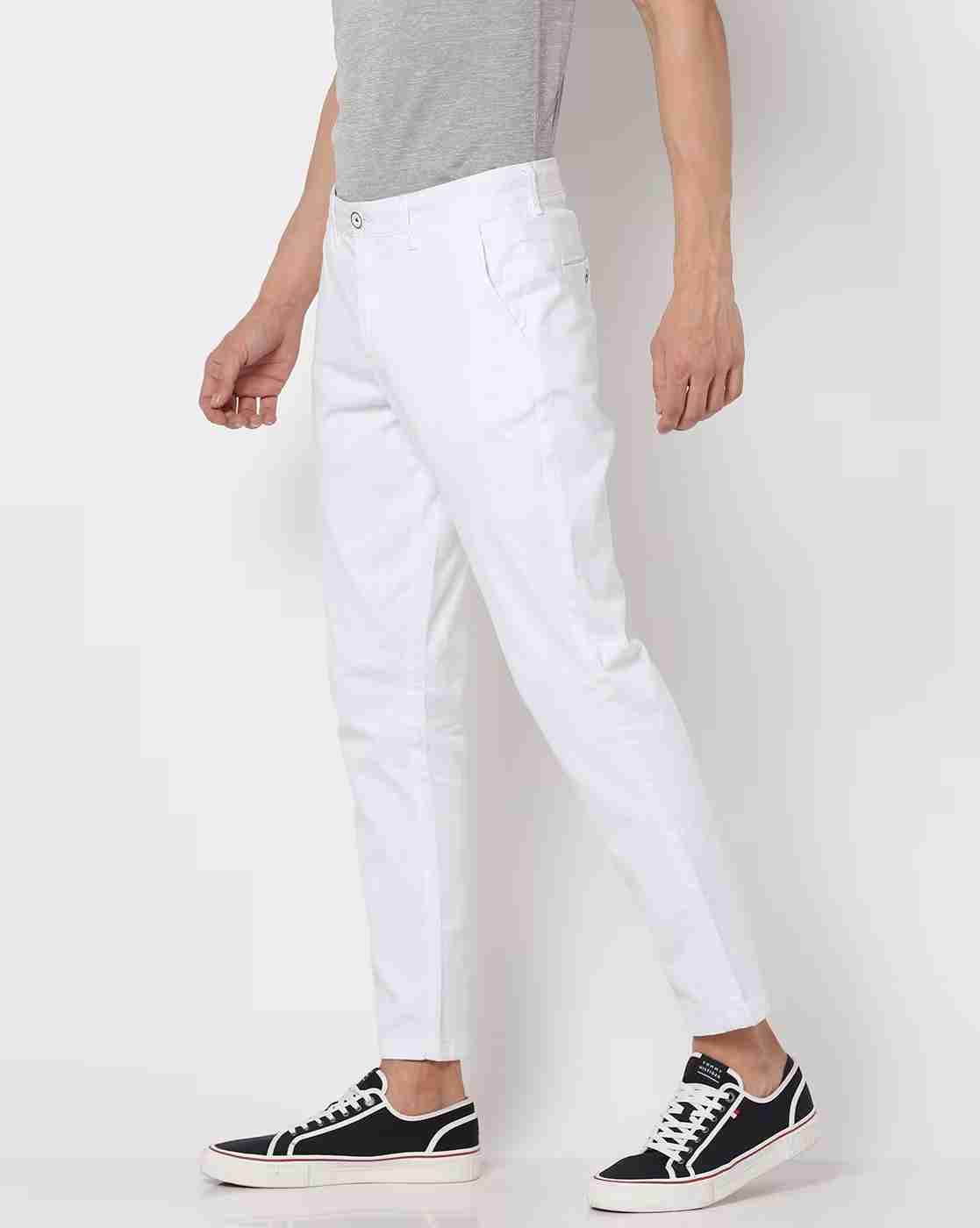 NETPLAY | Ankle-Length Chinos with Insert Pockets|1