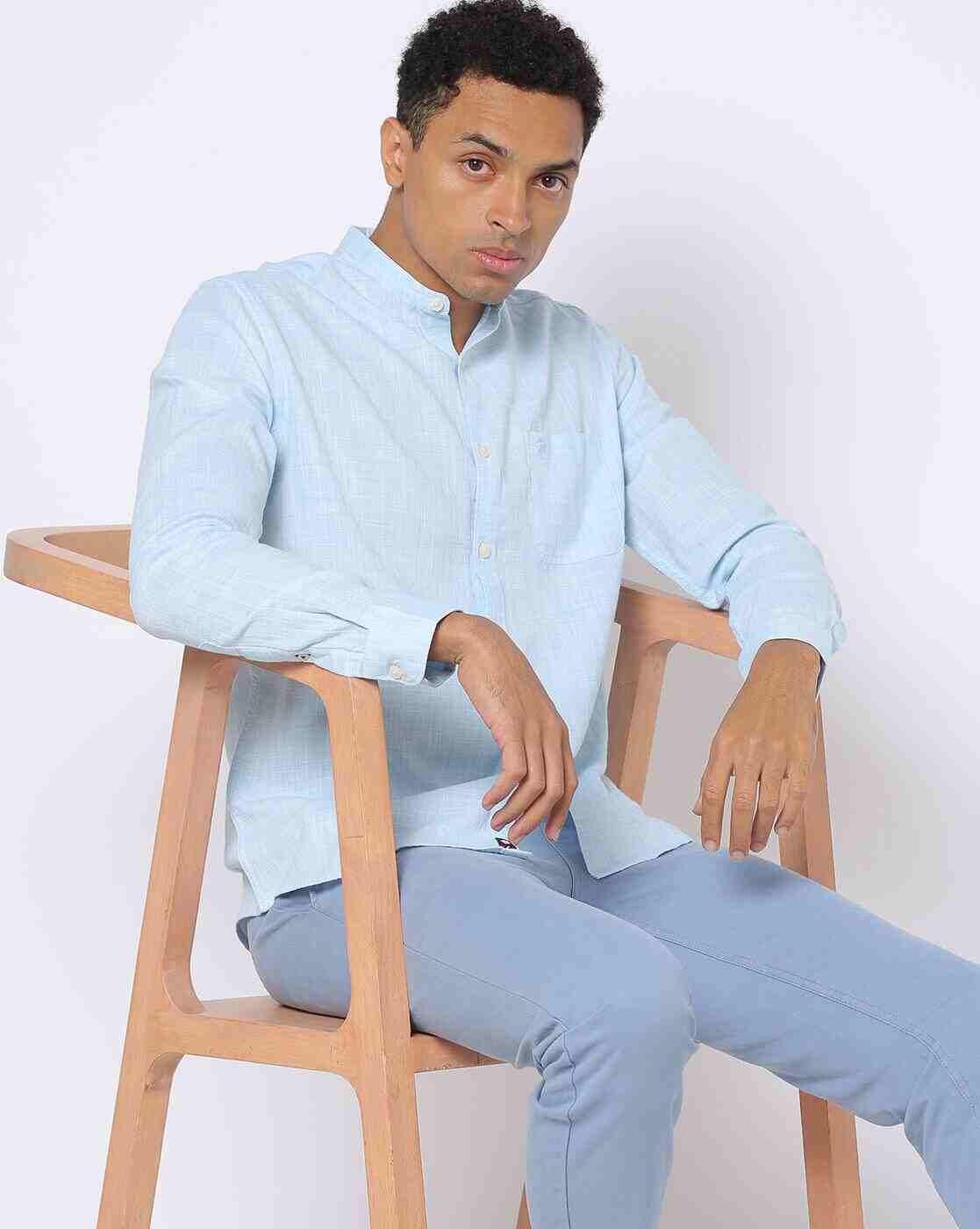 NETPLAY | Slim Fit Shirt with Patch Pocket|0