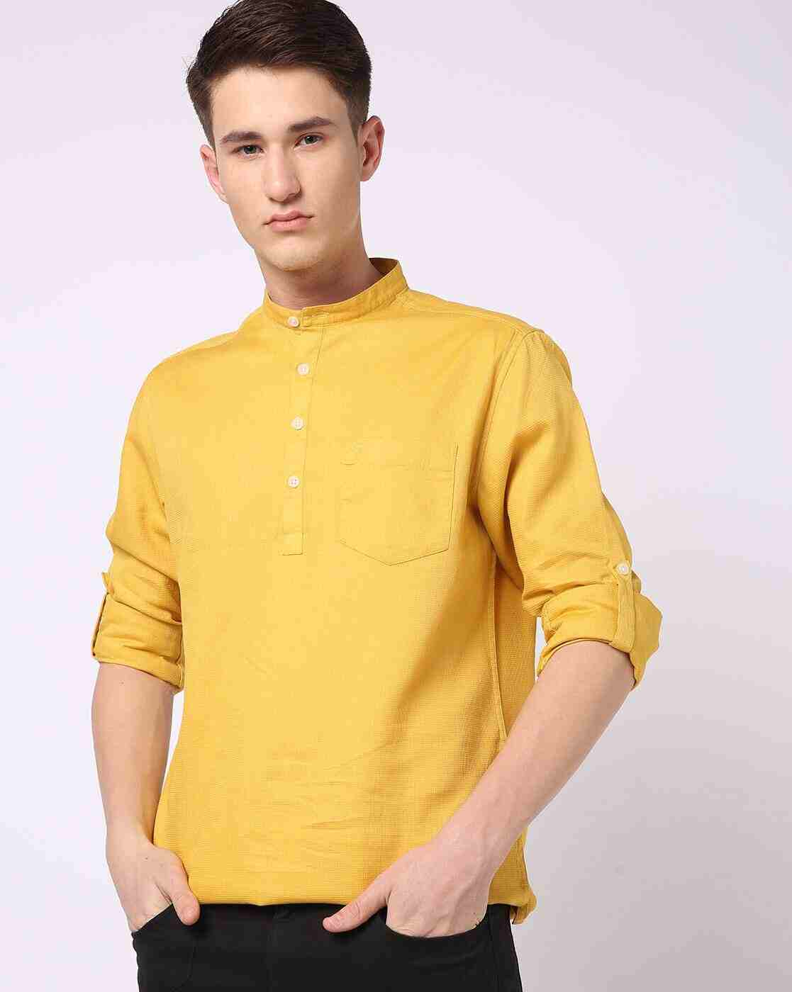 Slim Fit Shirt with Patch Pocket