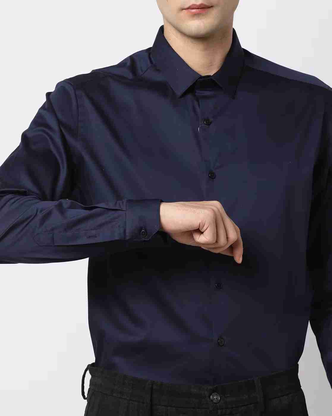 NETPLAY | Slim Fit Shirt with Spread Collar|3