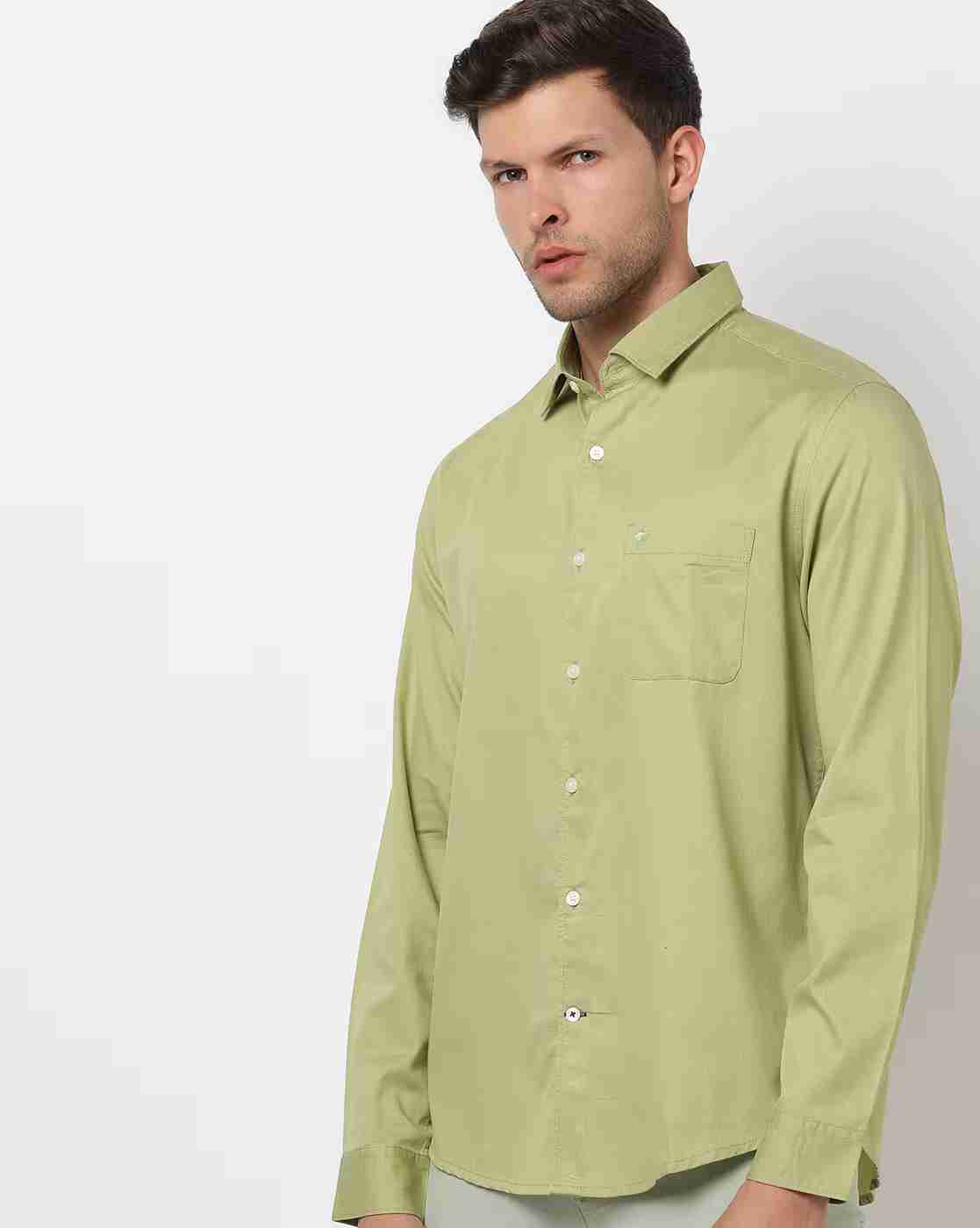 Slim Fit Shirt with Patch Pocket