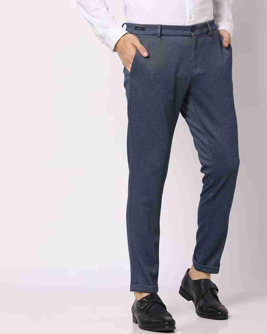 NETPLAY | Slim Fit Flat-Front Trousers|0