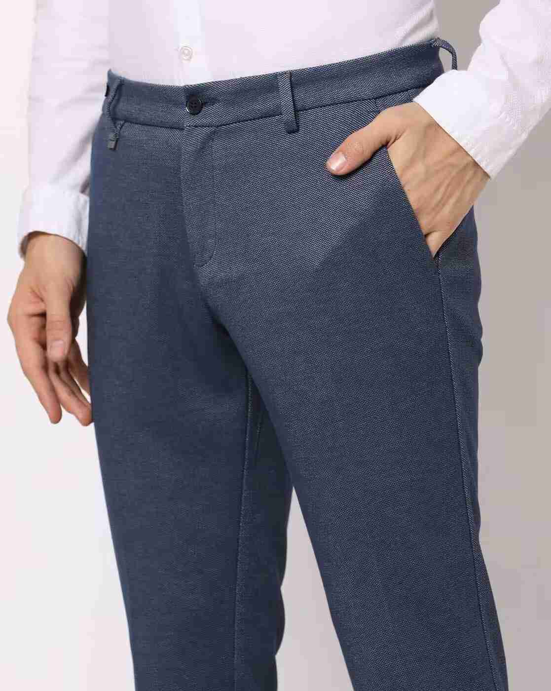 NETPLAY | Slim Fit Flat-Front Trousers|3