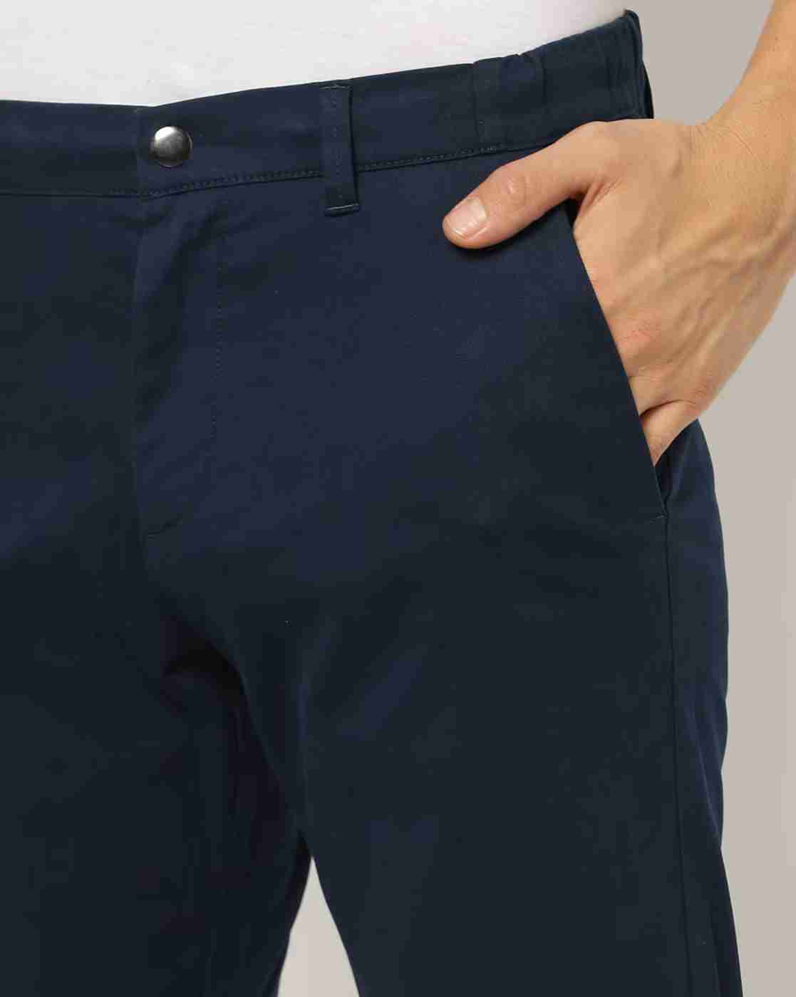 NETPLAY | Mid-Rise Flat Front Trousers|3