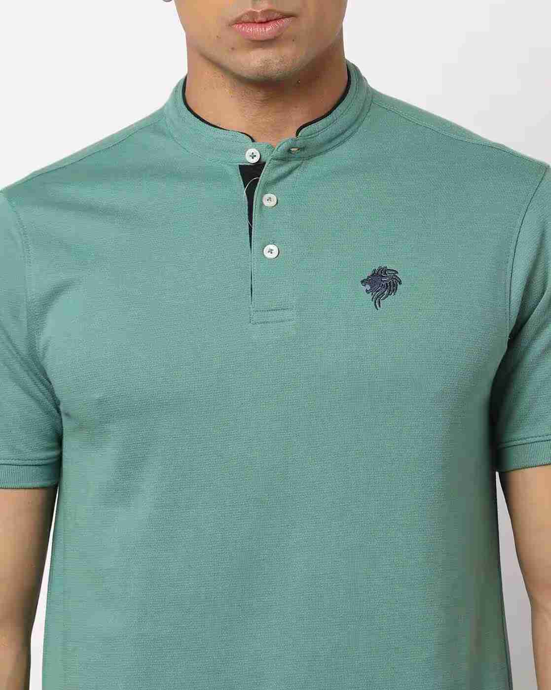 NETPLAY | Slim Fit Polo T-Shirt with Band Collar|3