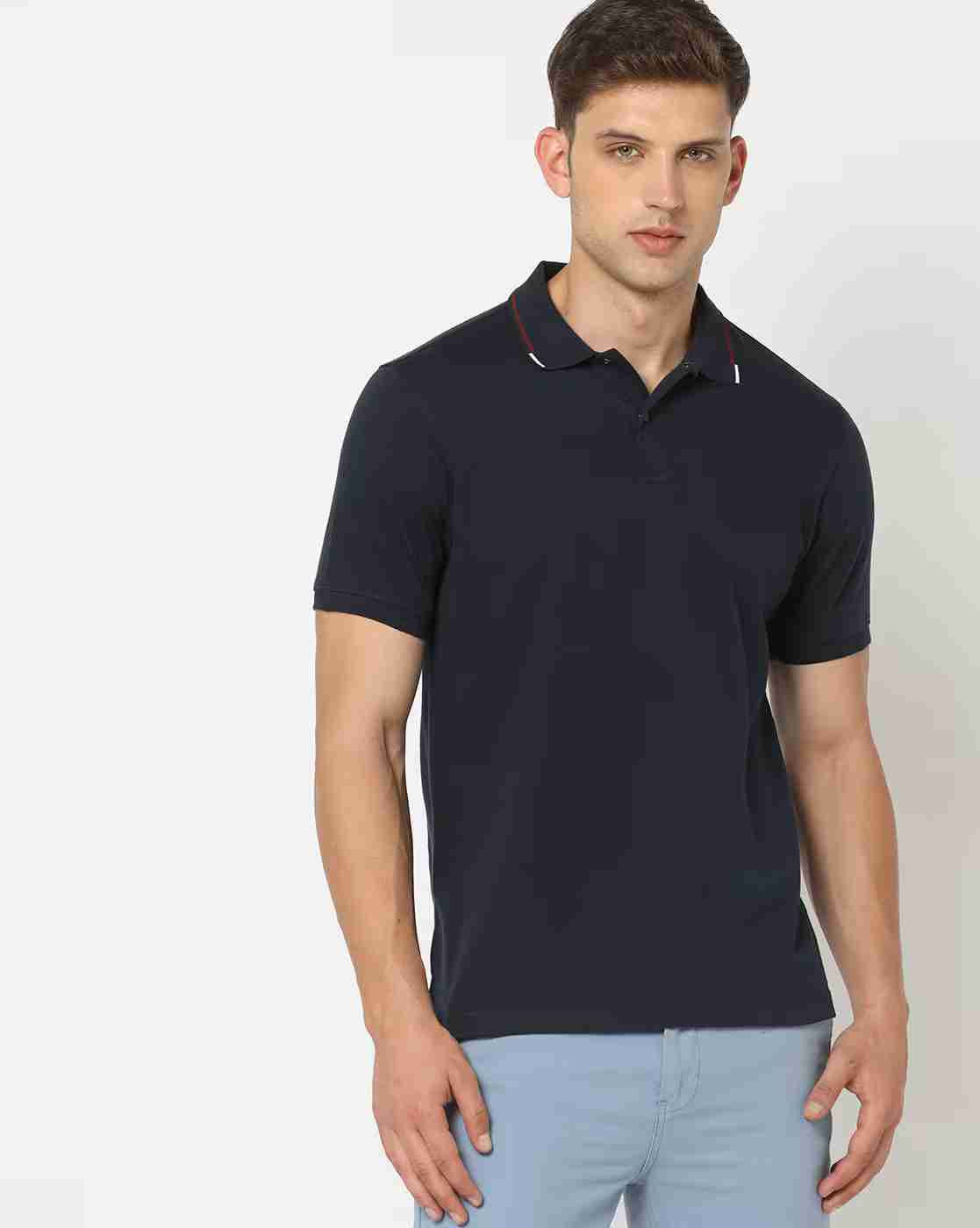 Men Slim Fit Polo T-Shirt