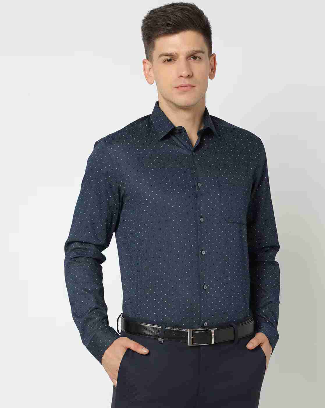 Men Printed Slim Fit Shirt