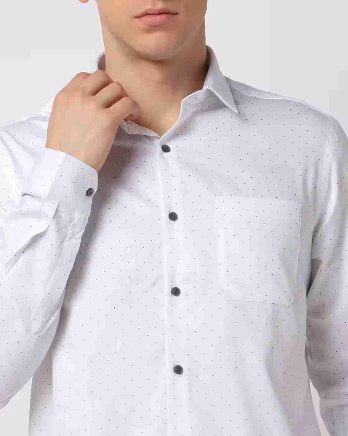 NETPLAY | Men Micro Print Slim Fit Shirt|3