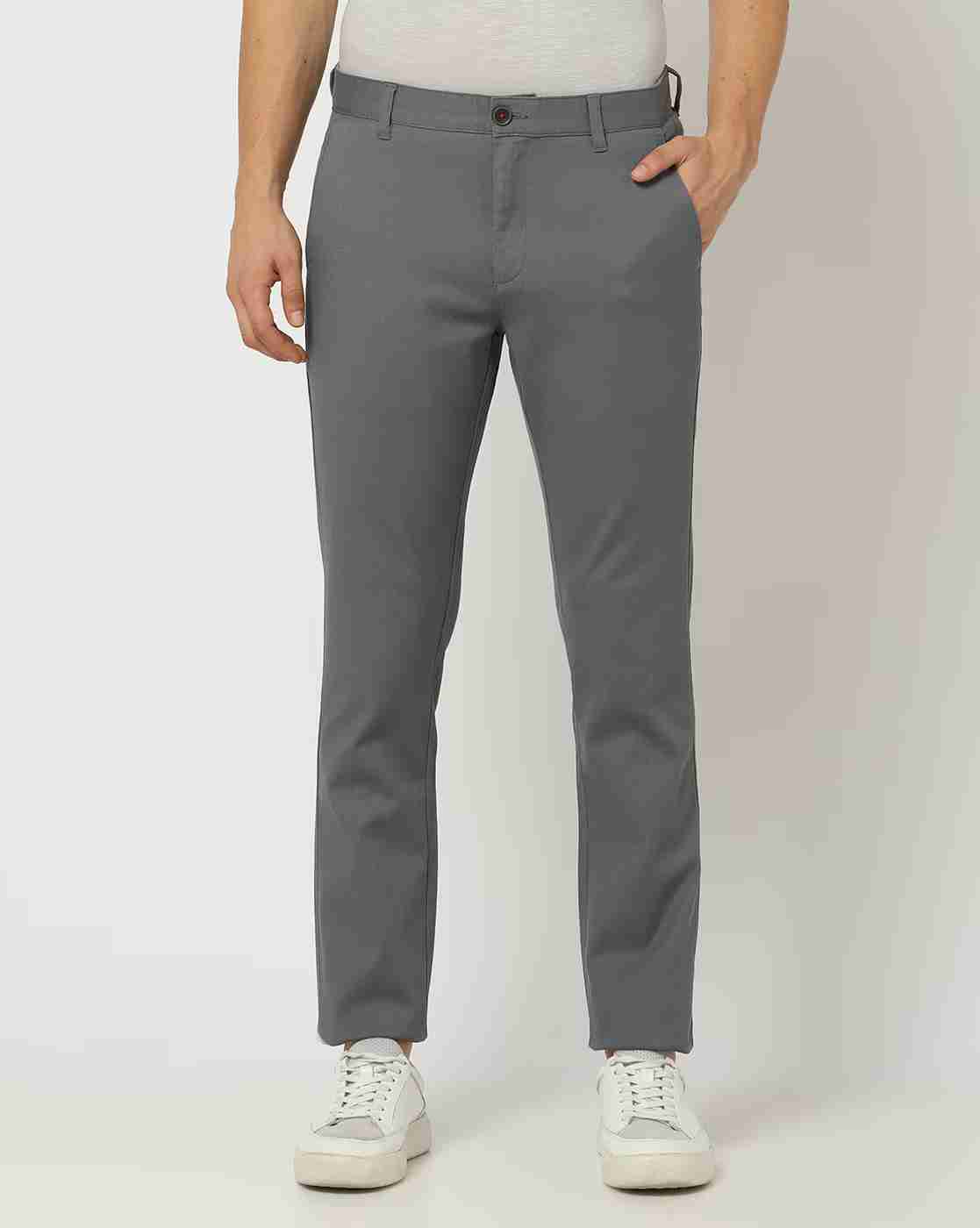 NETPLAY | Flat-Front Tapered Fit Trousers|0