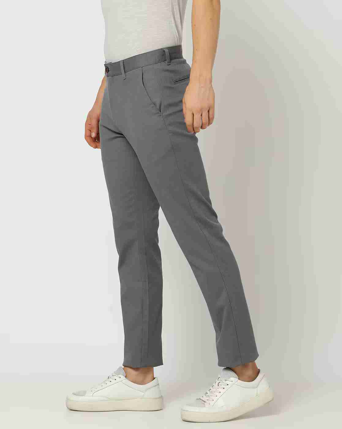 NETPLAY | Flat-Front Tapered Fit Trousers|1