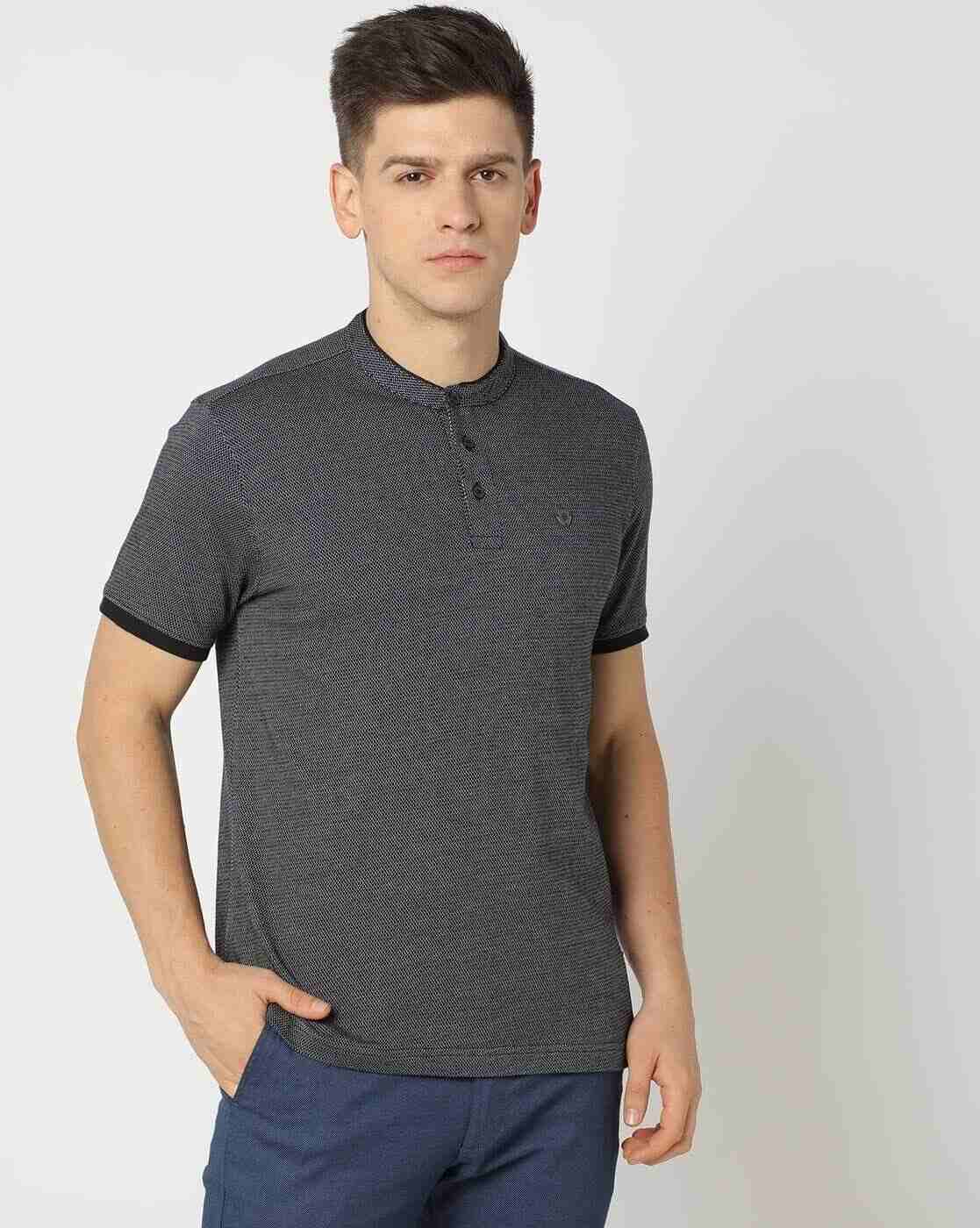 NETPLAY | Regular Fit Heathered Cotton Polo T-Shirt|0