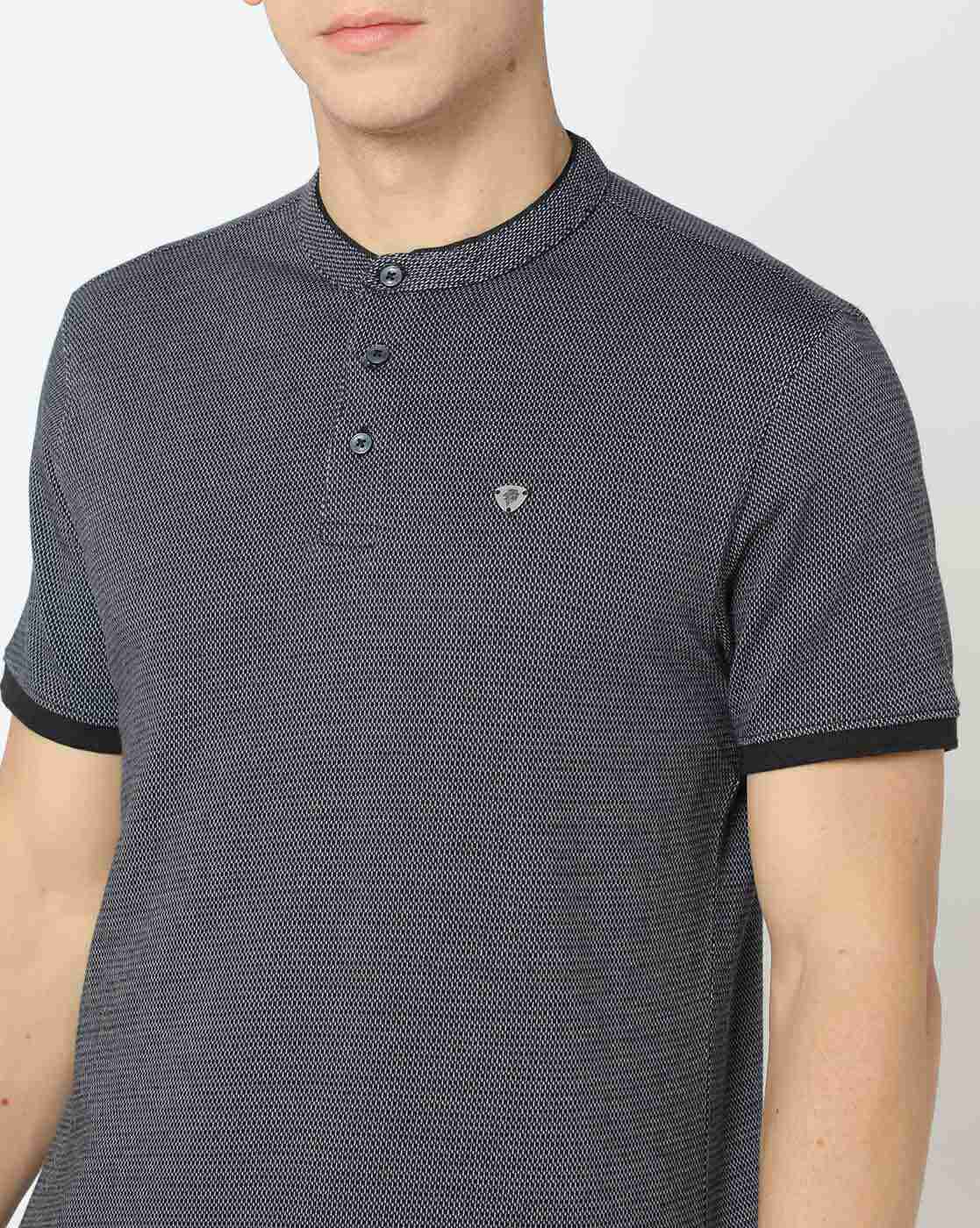 NETPLAY | Regular Fit Heathered Cotton Polo T-Shirt|3