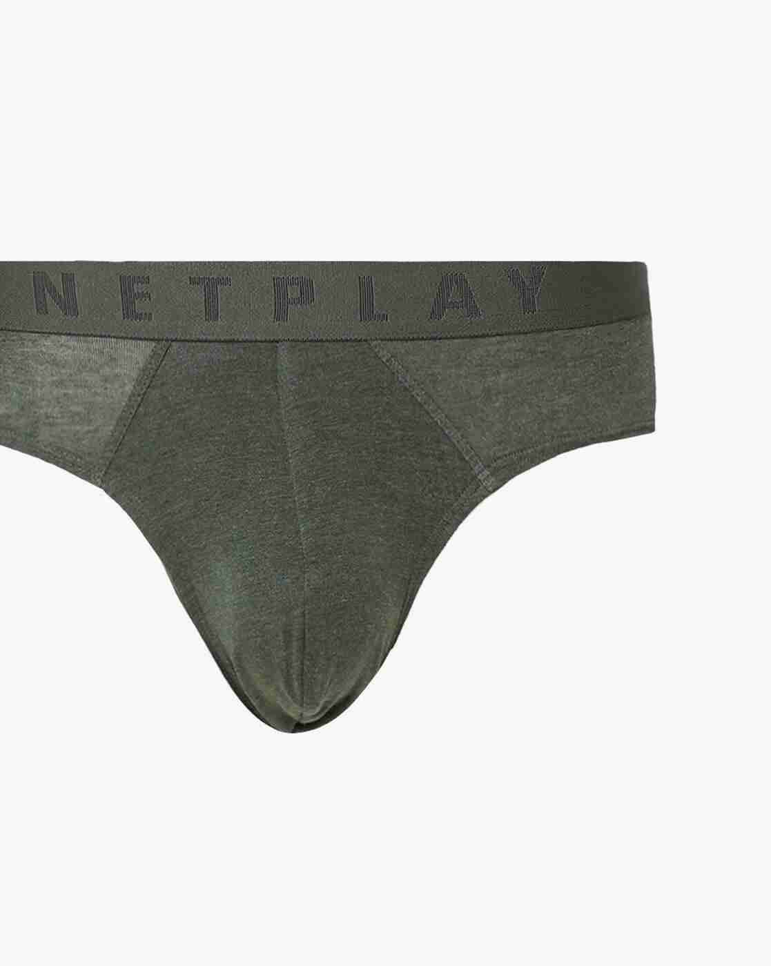 NETPLAY | Cotton Briefs with Logo Waistband|2