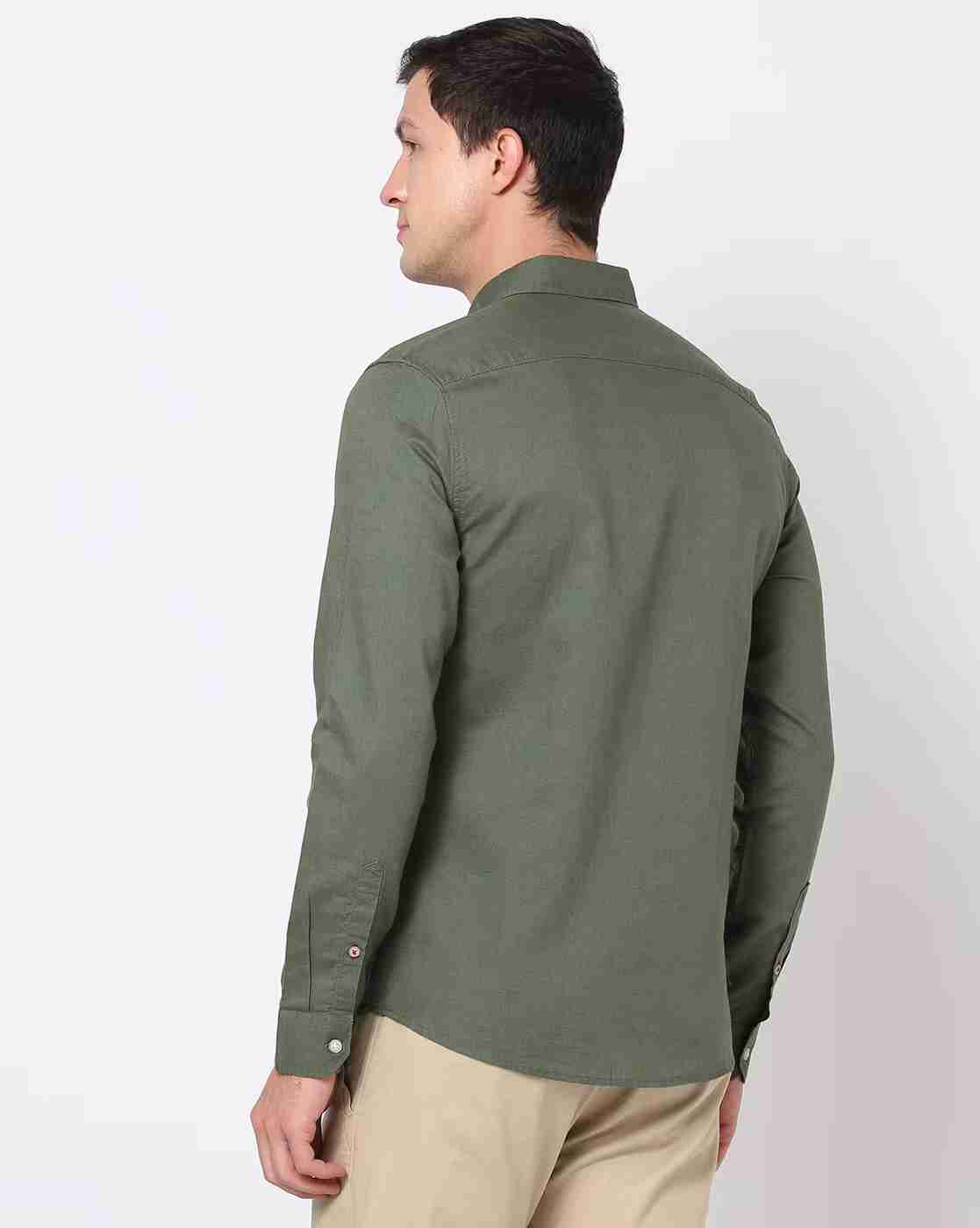 NETPLAY | Slim Fit Shirt with Spread Collar|2