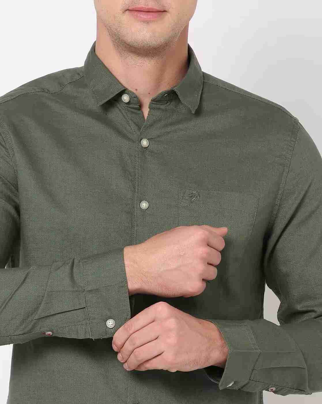 NETPLAY | Slim Fit Shirt with Spread Collar|3