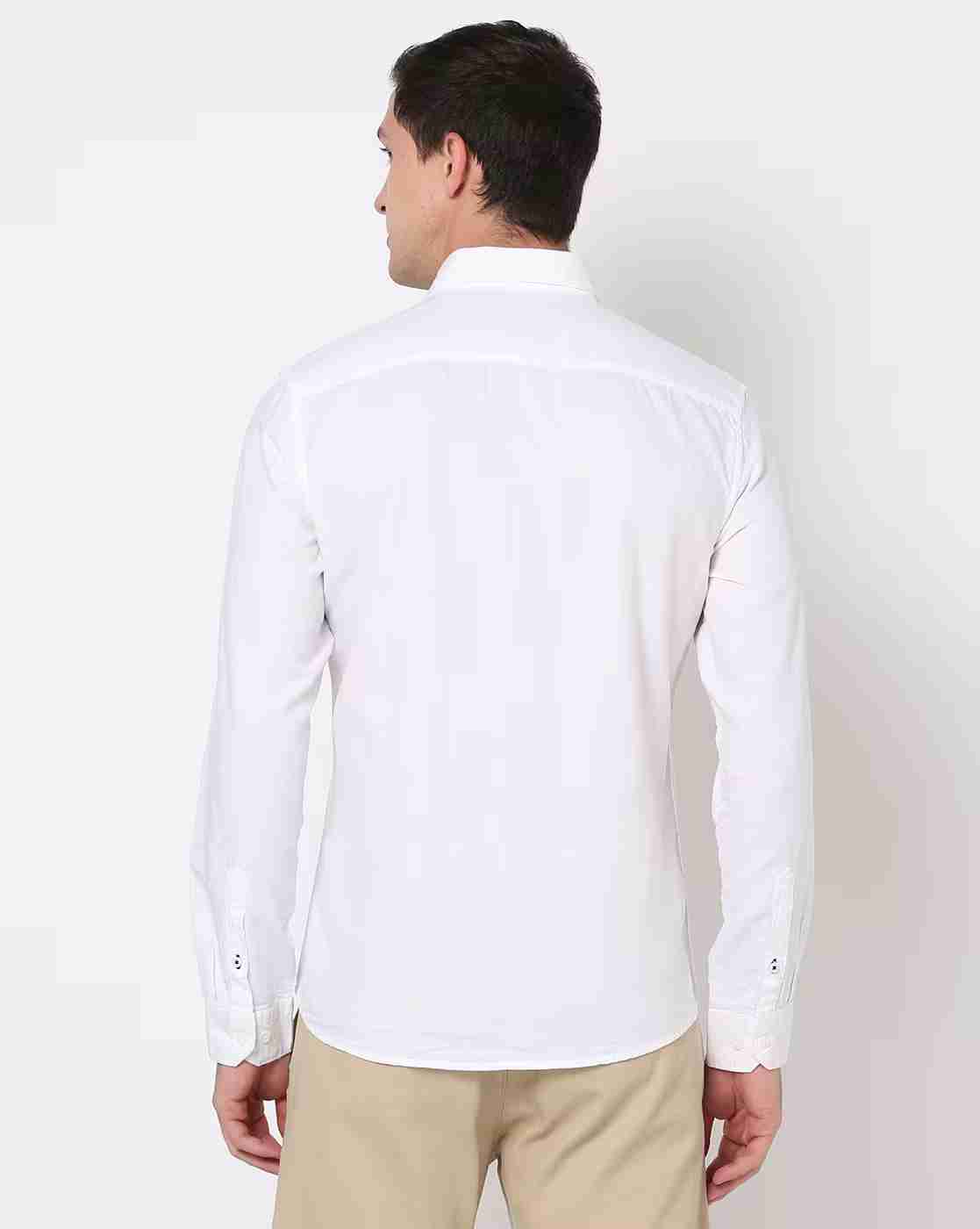 NETPLAY | Slim Fit Shirt with Spread Collar|2