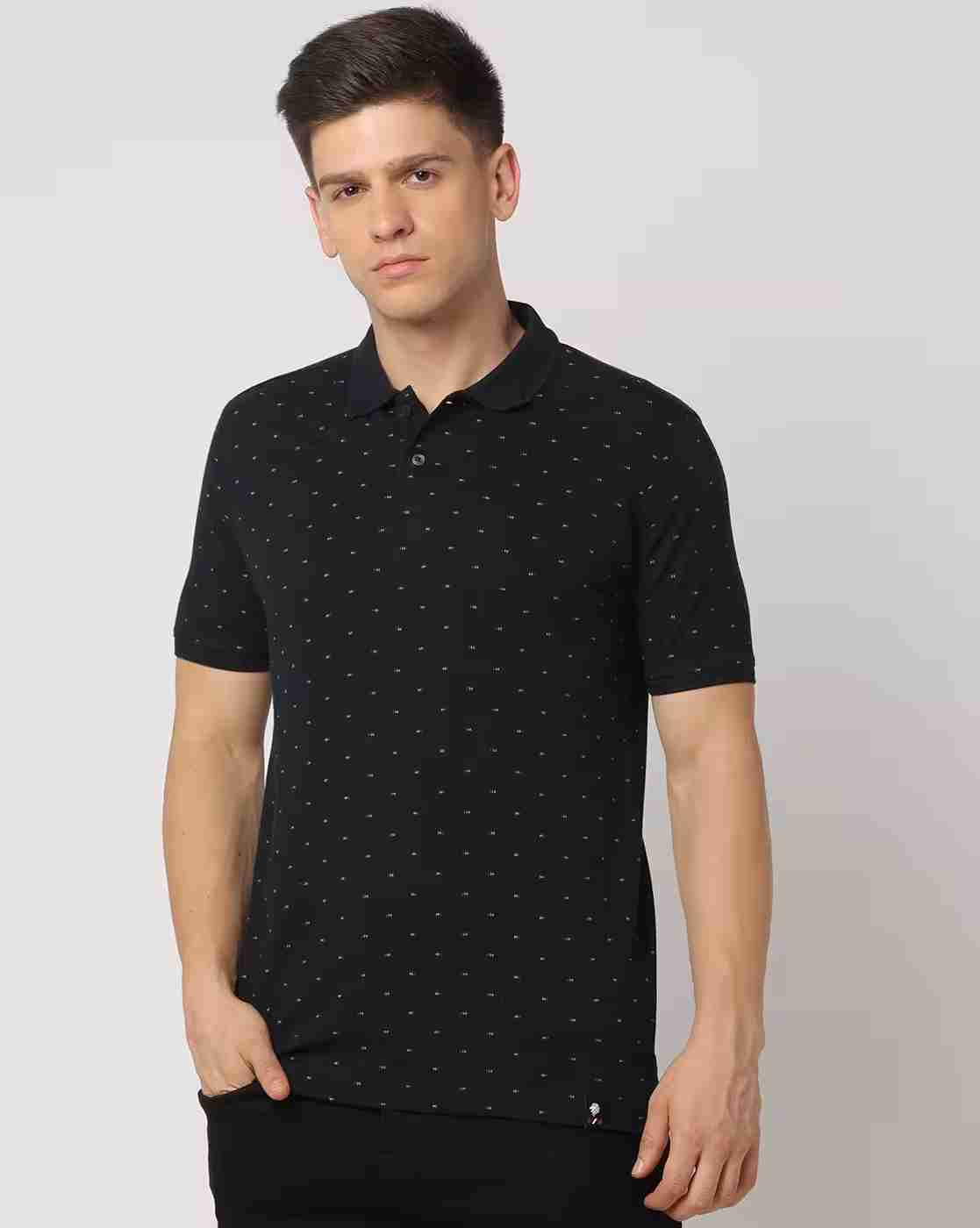 NETPLAY | Regular Fit Micro Print Polo T-Shirt|0