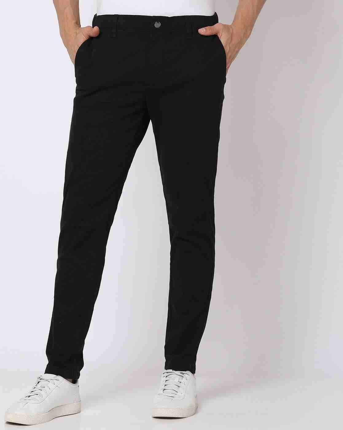 Men Flat-Front Trousers