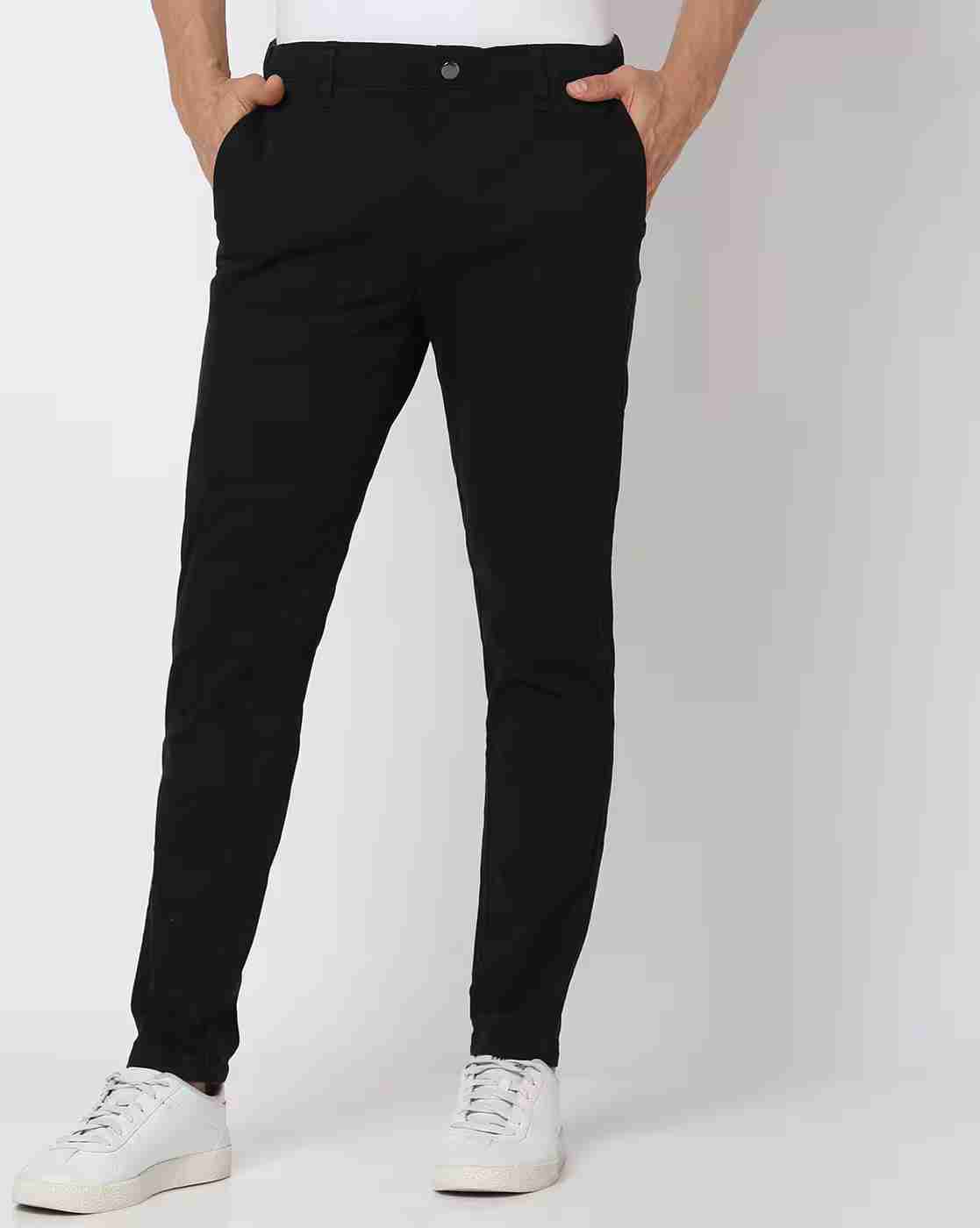 Men Flat-Front Trousers