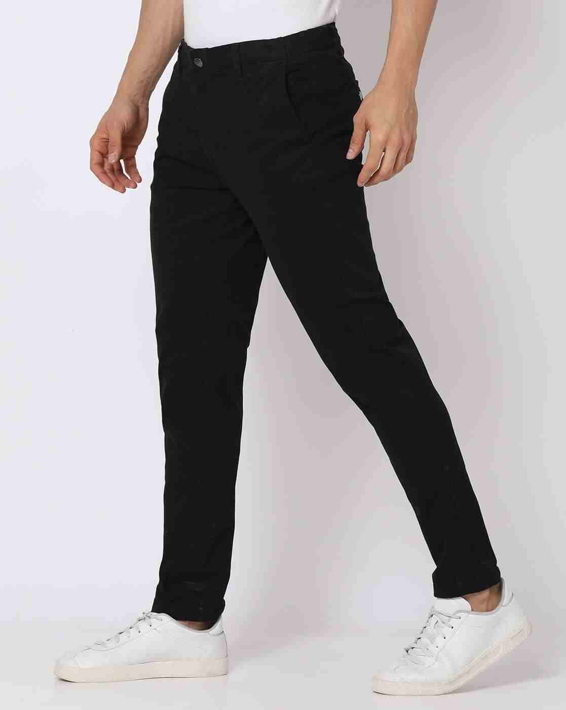 NETPLAY | Men Flat-Front Trousers|1