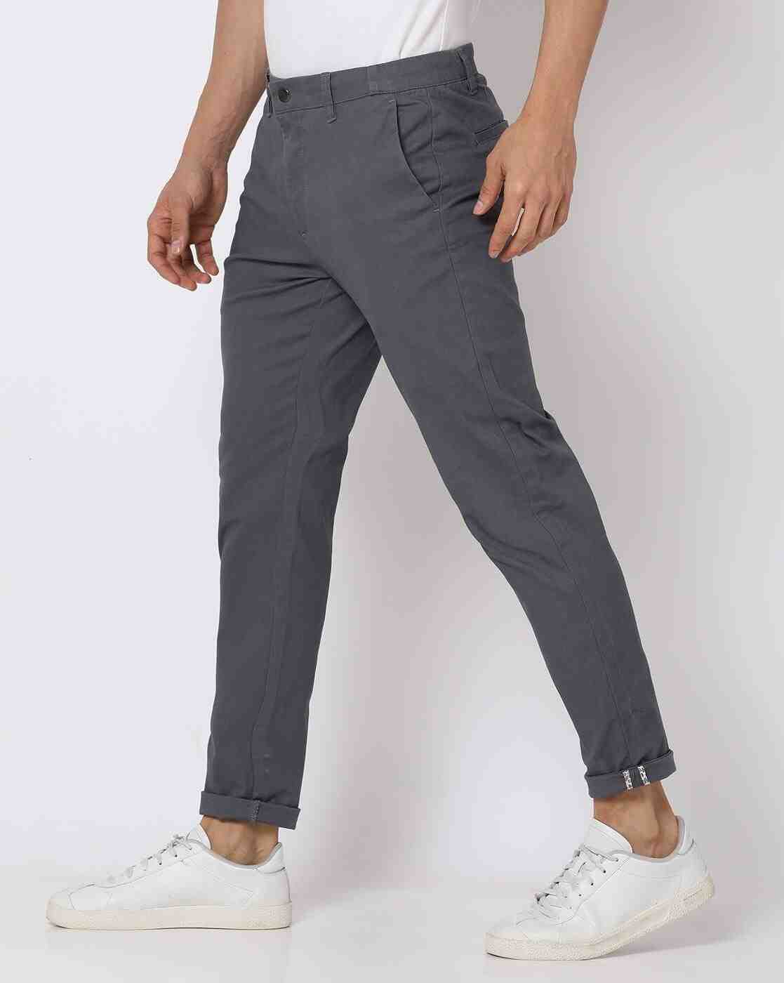 NETPLAY | Men Flat-Front Trousers|2
