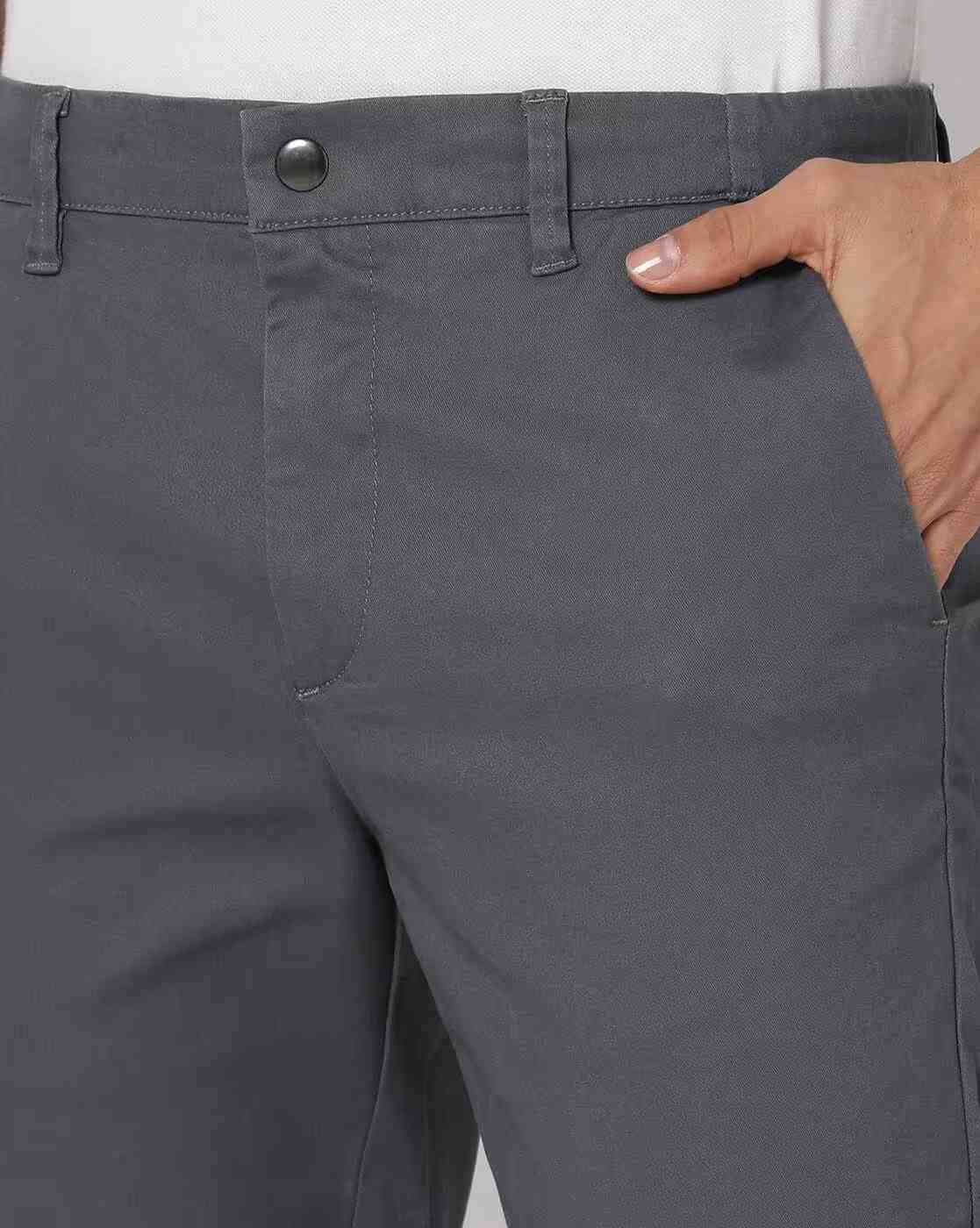 NETPLAY | Men Flat-Front Trousers|4