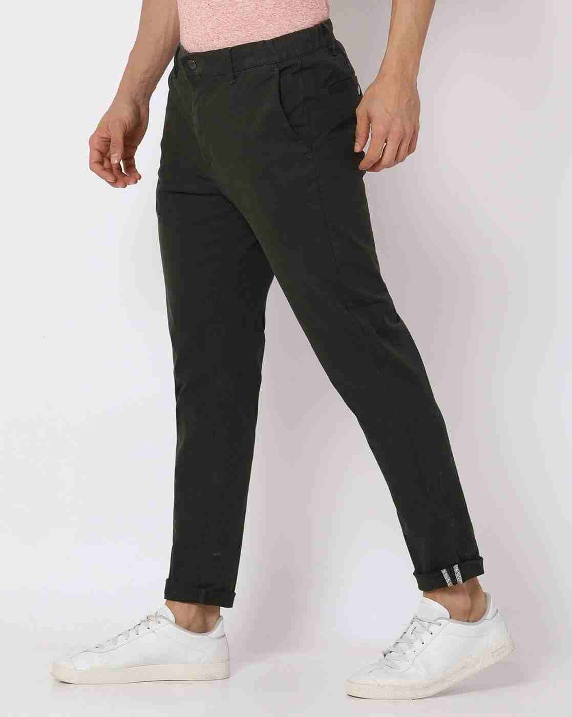 NETPLAY | Men Flat-Front Trousers|1