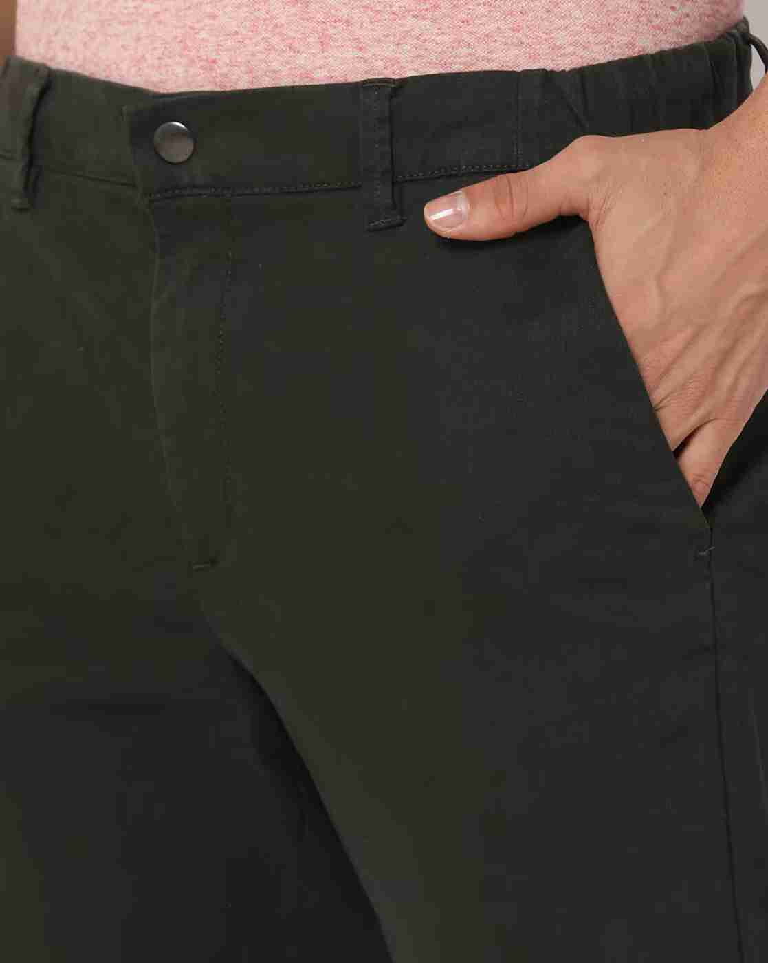 NETPLAY | Men Flat-Front Trousers|3